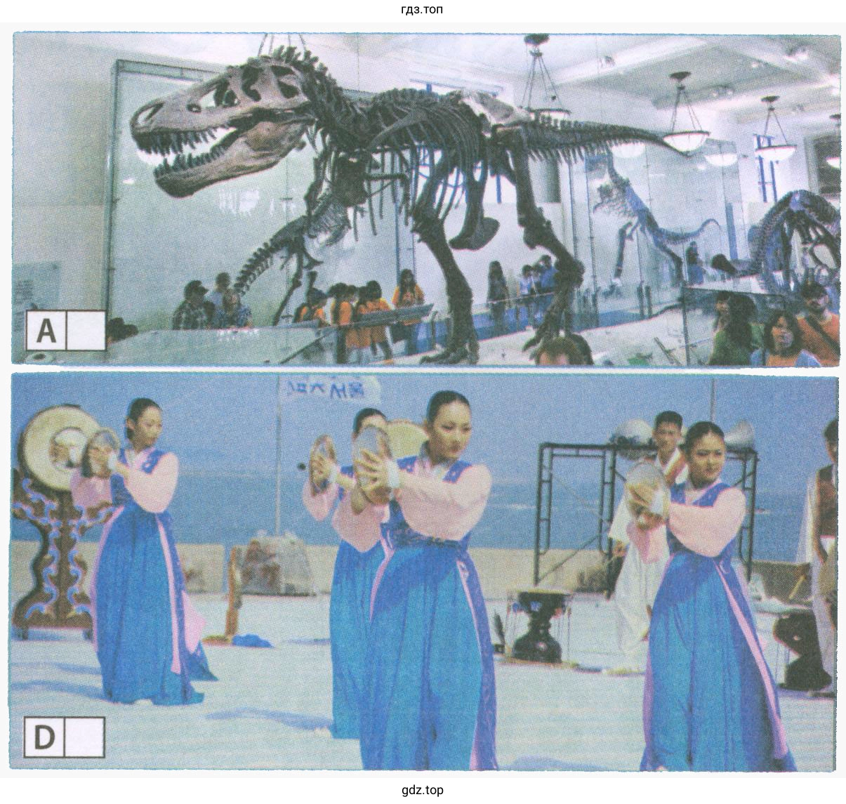 Рисунок A, D