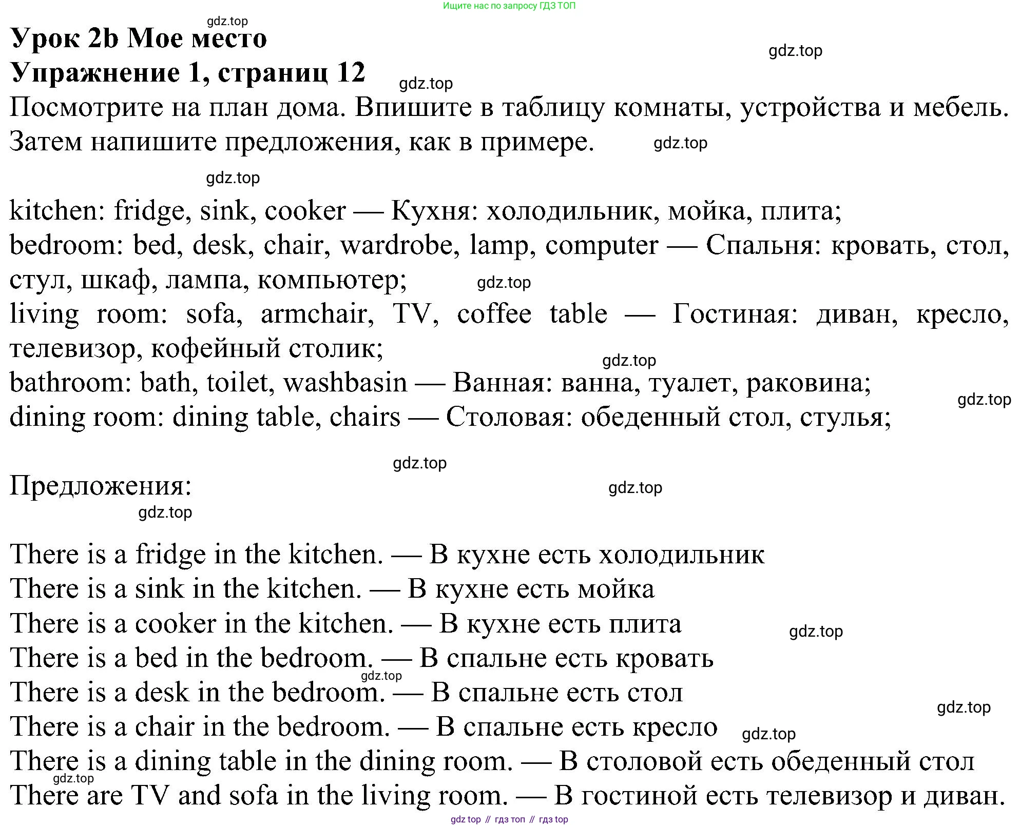 ГДЗ Английский язык (english), 6 класс Рабочая тетрадь (workbook), авторы: Ваулина Юлия Евгеньевна (Vaulina Julia), Дули Дженни (Dooley Jenny), Подоляко Ольга Евгеньевна (Podolyako Olga), Эванс Вирджиния (Evans Virginia), издательство Просвещение, Москва, 2023, зелёного цвета, страница 12, номер 1, Решение 1 (2023-2027)