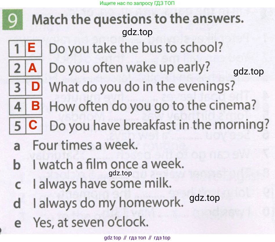 Английский язык (english), 6 класс Рабочая тетрадь (workbook), авторы: Ваулина Юлия Евгеньевна (Vaulina Julia), Дули Дженни (Dooley Jenny), Подоляко Ольга Евгеньевна (Podolyako Olga), Эванс Вирджиния (Evans Virginia), издательство Просвещение, Москва, 2023, зелёного цвета, страница 28, номер 9, Решение 2 (2023-2027)