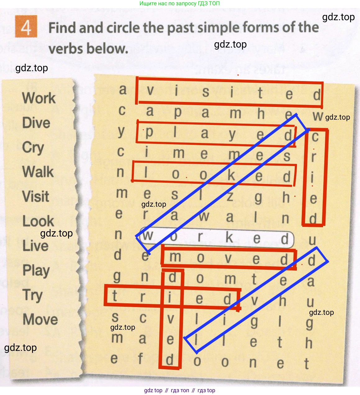 Английский язык (english), 6 класс Рабочая тетрадь (workbook), авторы: Ваулина Юлия Евгеньевна (Vaulina Julia), Дули Дженни (Dooley Jenny), Подоляко Ольга Евгеньевна (Podolyako Olga), Эванс Вирджиния (Evans Virginia), издательство Просвещение, Москва, 2023, зелёного цвета, страница 41, номер 4, Решение 2 (2023-2027)