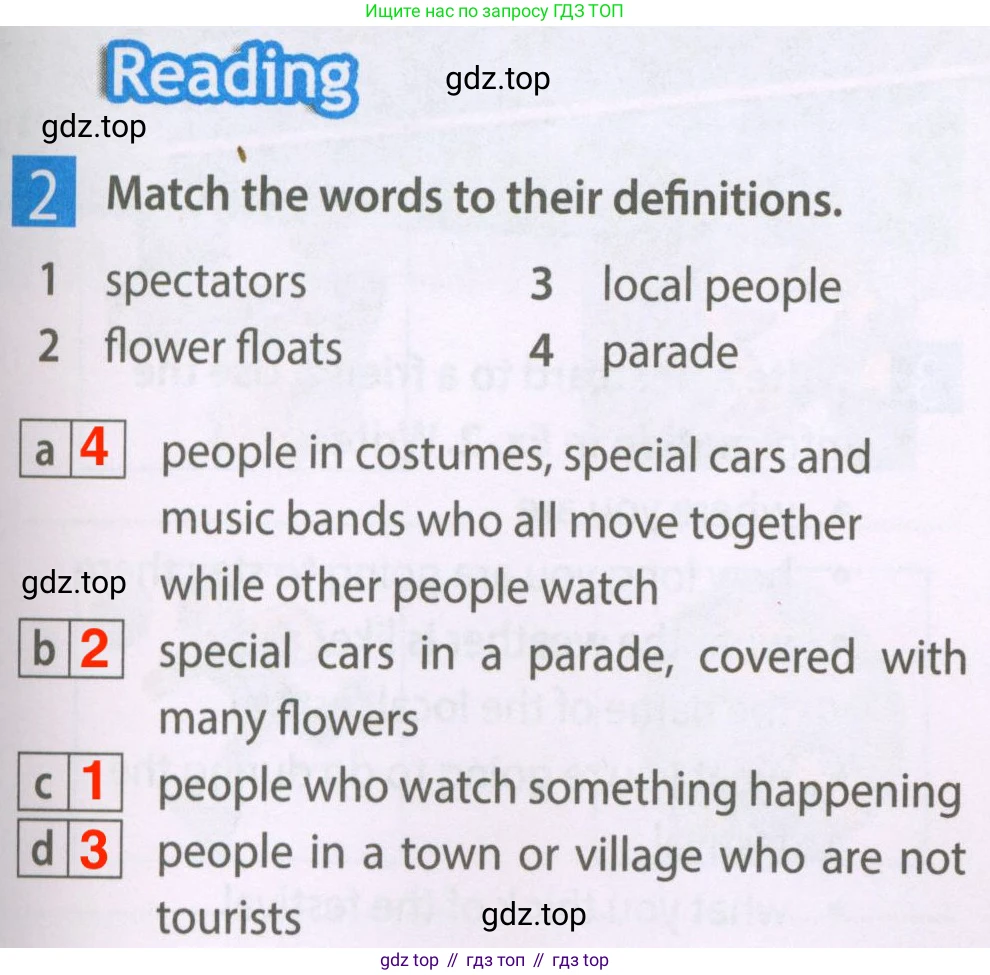 Английский язык (english), 6 класс Рабочая тетрадь (workbook), авторы: Ваулина Юлия Евгеньевна (Vaulina Julia), Дули Дженни (Dooley Jenny), Подоляко Ольга Евгеньевна (Podolyako Olga), Эванс Вирджиния (Evans Virginia), издательство Просвещение, Москва, 2023, зелёного цвета, страница 61, номер 2, Решение 2 (2023-2027)