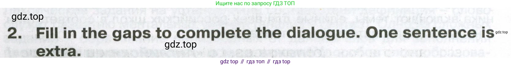 Английский язык (english), 6 класс Тренировочные упражнения в формате ОГЭ (ГИА), авторы: Ваулина Юлия Евгеньевна (Vaulina Julia), Подоляко Ольга Евгеньевна (Podolyako Olga), издательство Просвещение, Москва, 2023, зелёного цвета, страница 6, номер 2, Условие