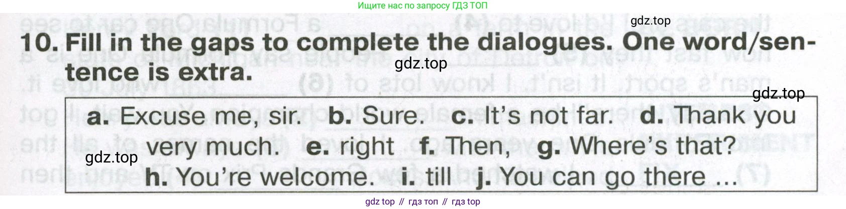 Английский язык (english), 6 класс Тренировочные упражнения в формате ОГЭ (ГИА), авторы: Ваулина Юлия Евгеньевна (Vaulina Julia), Подоляко Ольга Евгеньевна (Podolyako Olga), издательство Просвещение, Москва, 2023, зелёного цвета, страница 41, номер 10, Условие