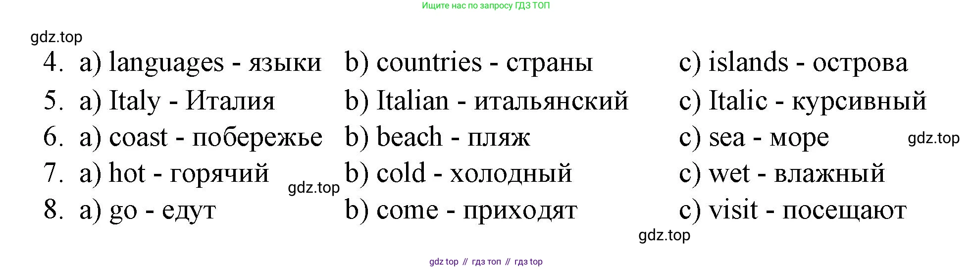 Английский язык (english), 6 класс Тренировочные упражнения в формате ОГЭ (ГИА), авторы: Ваулина Юлия Евгеньевна (Vaulina Julia), Подоляко Ольга Евгеньевна (Podolyako Olga), издательство Просвещение, Москва, 2023, зелёного цвета, страница 15, номер 10, Решение 1 (продолжение 2)
