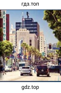 Рисунок. Hollywood Boulevard is in Los Angeles