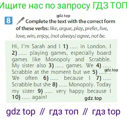 Английский язык (english), 6 класс Учебник (Student's book), авторы: Ваулина Юлия Евгеньевна (Vaulina Julia), Дули Дженни (Dooley Jenny), Подоляко Ольга Евгеньевна (Podolyako Olga), Эванс Вирджиния (Evans Virginia), издательство Просвещение, Москва, 2023, зелёного цвета, страница 59, номер 8, Условие 2023-2027