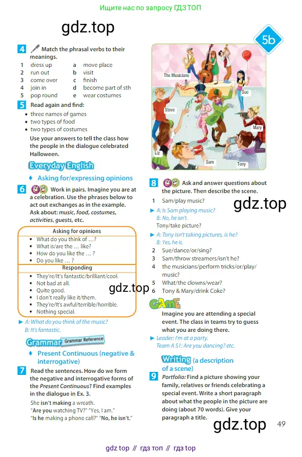 Английский язык (english), 6 класс Учебник (Student's book), авторы: Ваулина Юлия Евгеньевна (Vaulina Julia), Дули Дженни (Dooley Jenny), Подоляко Ольга Евгеньевна (Podolyako Olga), Эванс Вирджиния (Evans Virginia), издательство Просвещение, Москва, 2023, зелёного цвета, страница 49
