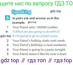 Английский язык (english), 6 класс Учебник (Student's book), авторы: Ваулина Юлия Евгеньевна (Vaulina Julia), Дули Дженни (Dooley Jenny), Подоляко Ольга Евгеньевна (Podolyako Olga), Эванс Вирджиния (Evans Virginia), издательство Просвещение, Москва, 2023, зелёного цвета, страница 97, номер 6, Условие 2023-2027