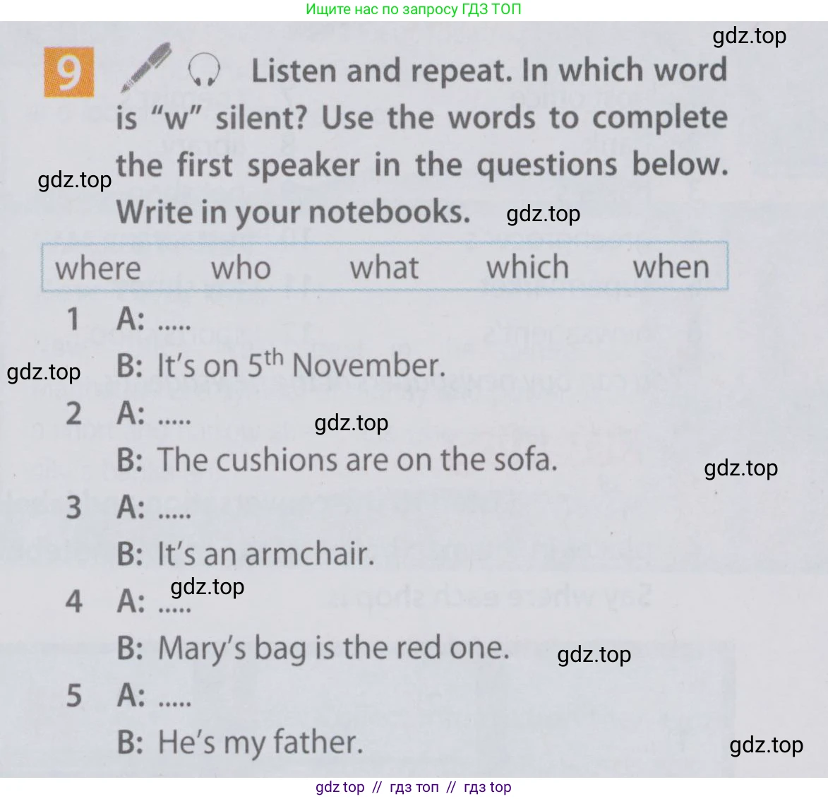 Английский язык (english), 6 класс Учебник (Student's book), авторы: Ваулина Юлия Евгеньевна (Vaulina Julia), Дули Дженни (Dooley Jenny), Подоляко Ольга Евгеньевна (Podolyako Olga), Эванс Вирджиния (Evans Virginia), издательство Просвещение, Москва, 2023, зелёного цвета, страница 19, номер 9, Условие 2019-2022