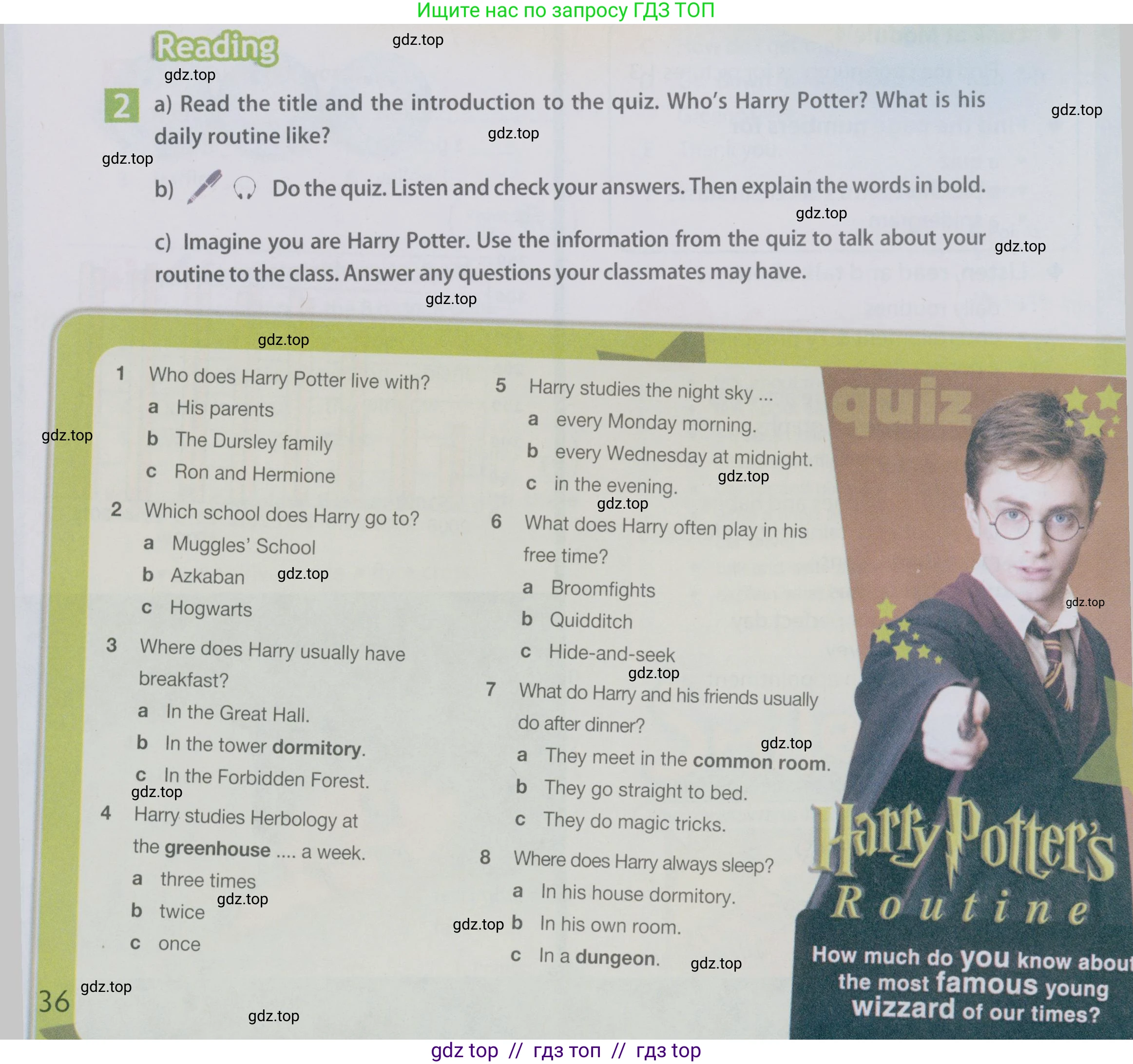 Английский язык (english), 6 класс Учебник (Student's book), авторы: Ваулина Юлия Евгеньевна (Vaulina Julia), Дули Дженни (Dooley Jenny), Подоляко Ольга Евгеньевна (Podolyako Olga), Эванс Вирджиния (Evans Virginia), издательство Просвещение, Москва, 2023, зелёного цвета, страница 36, номер 2, Условие 2019-2022