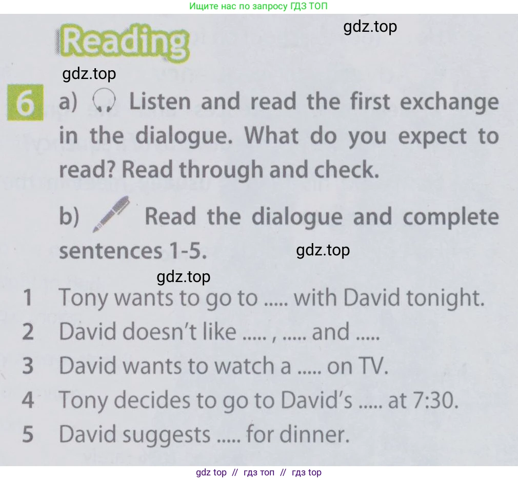 Английский язык (english), 6 класс Учебник (Student's book), авторы: Ваулина Юлия Евгеньевна (Vaulina Julia), Дули Дженни (Dooley Jenny), Подоляко Ольга Евгеньевна (Podolyako Olga), Эванс Вирджиния (Evans Virginia), издательство Просвещение, Москва, 2023, зелёного цвета, страница 38, номер 6, Условие 2019-2022