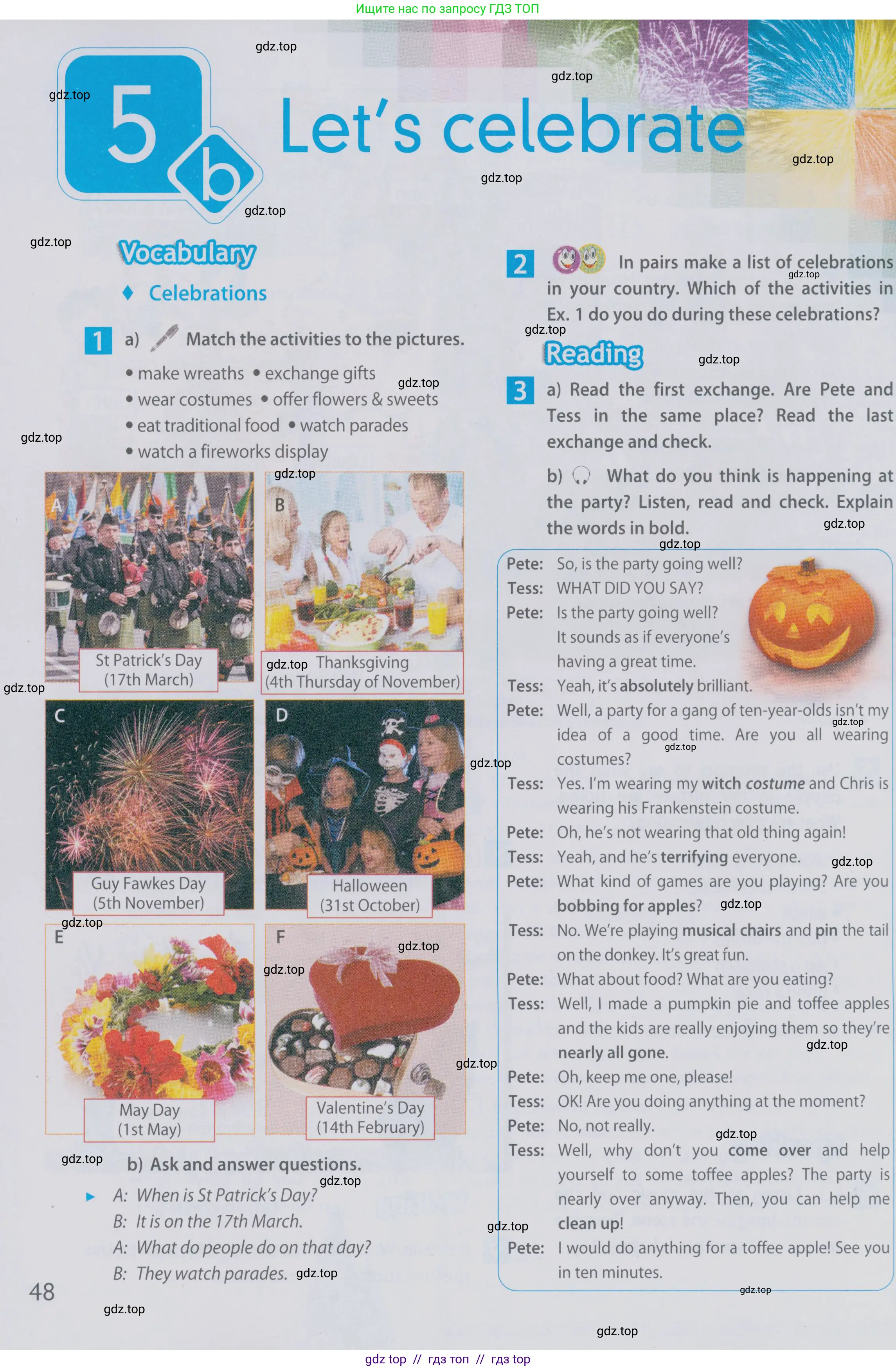 Английский язык (english), 6 класс Учебник (Student's book), авторы: Ваулина Юлия Евгеньевна (Vaulina Julia), Дули Дженни (Dooley Jenny), Подоляко Ольга Евгеньевна (Podolyako Olga), Эванс Вирджиния (Evans Virginia), издательство Просвещение, Москва, 2023, зелёного цвета, страница 48