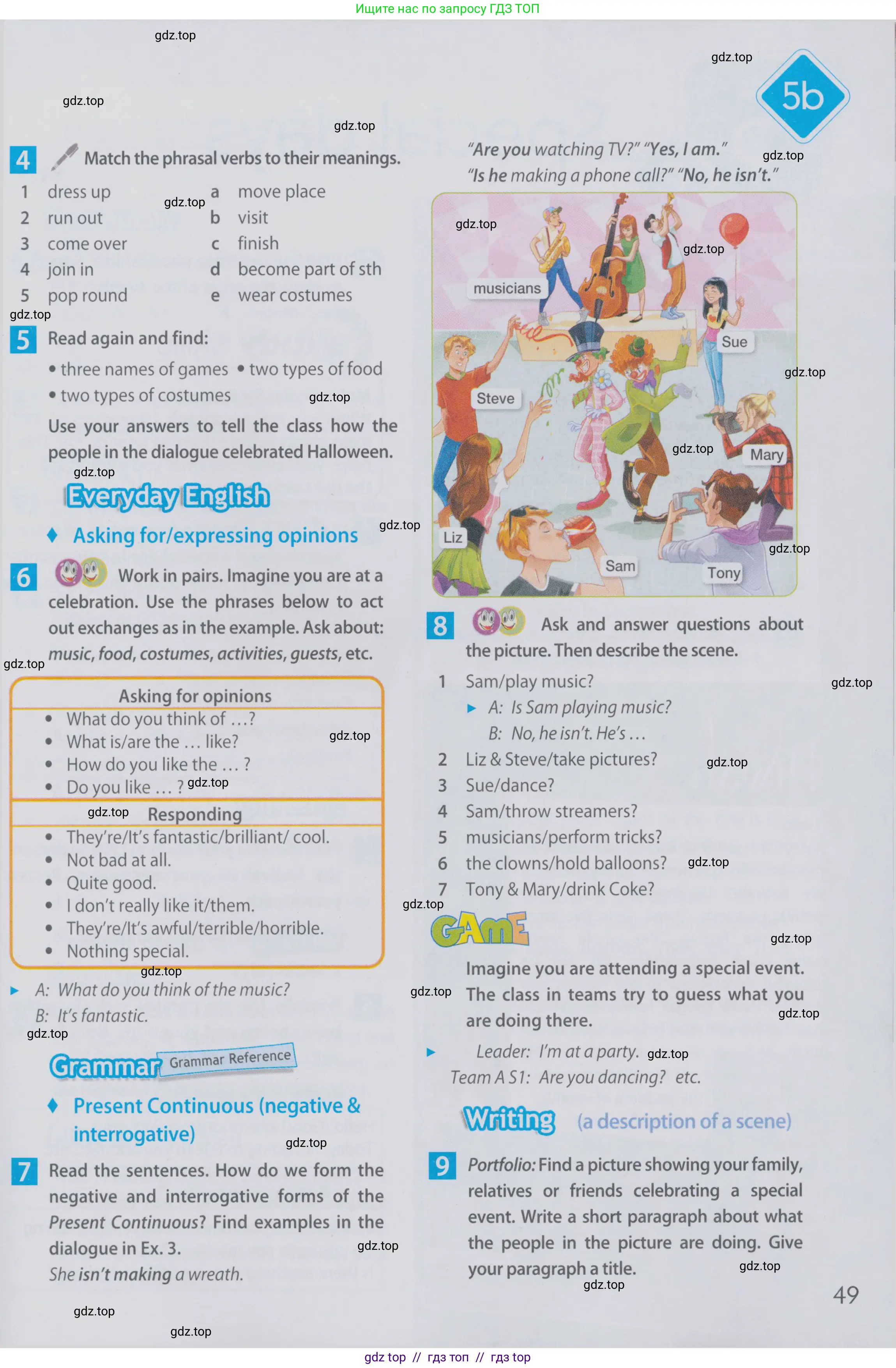 Английский язык (english), 6 класс Учебник (Student's book), авторы: Ваулина Юлия Евгеньевна (Vaulina Julia), Дули Дженни (Dooley Jenny), Подоляко Ольга Евгеньевна (Podolyako Olga), Эванс Вирджиния (Evans Virginia), издательство Просвещение, Москва, 2023, зелёного цвета, страница 49