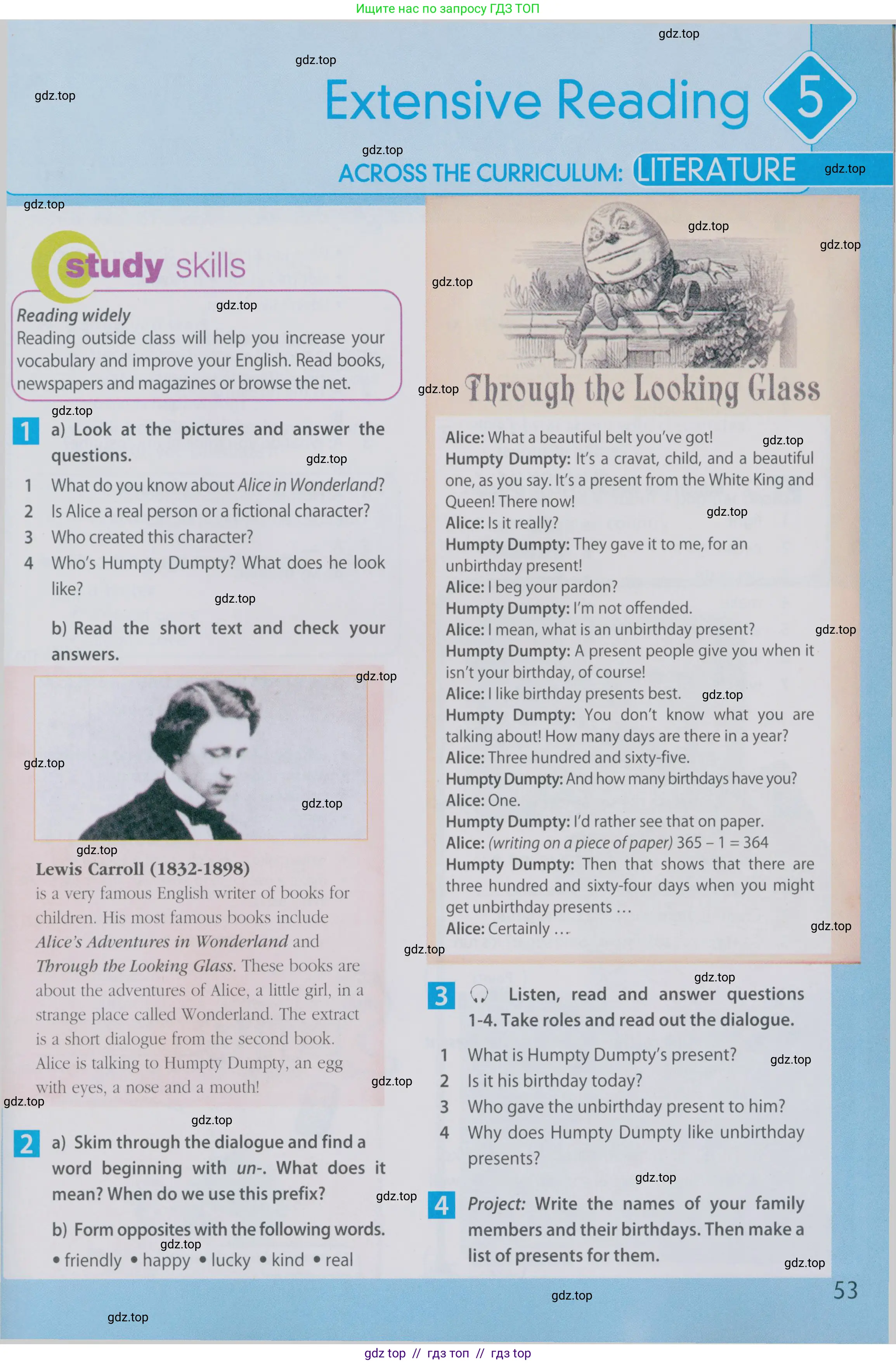 Английский язык (english), 6 класс Учебник (Student's book), авторы: Ваулина Юлия Евгеньевна (Vaulina Julia), Дули Дженни (Dooley Jenny), Подоляко Ольга Евгеньевна (Podolyako Olga), Эванс Вирджиния (Evans Virginia), издательство Просвещение, Москва, 2023, зелёного цвета, страница 53