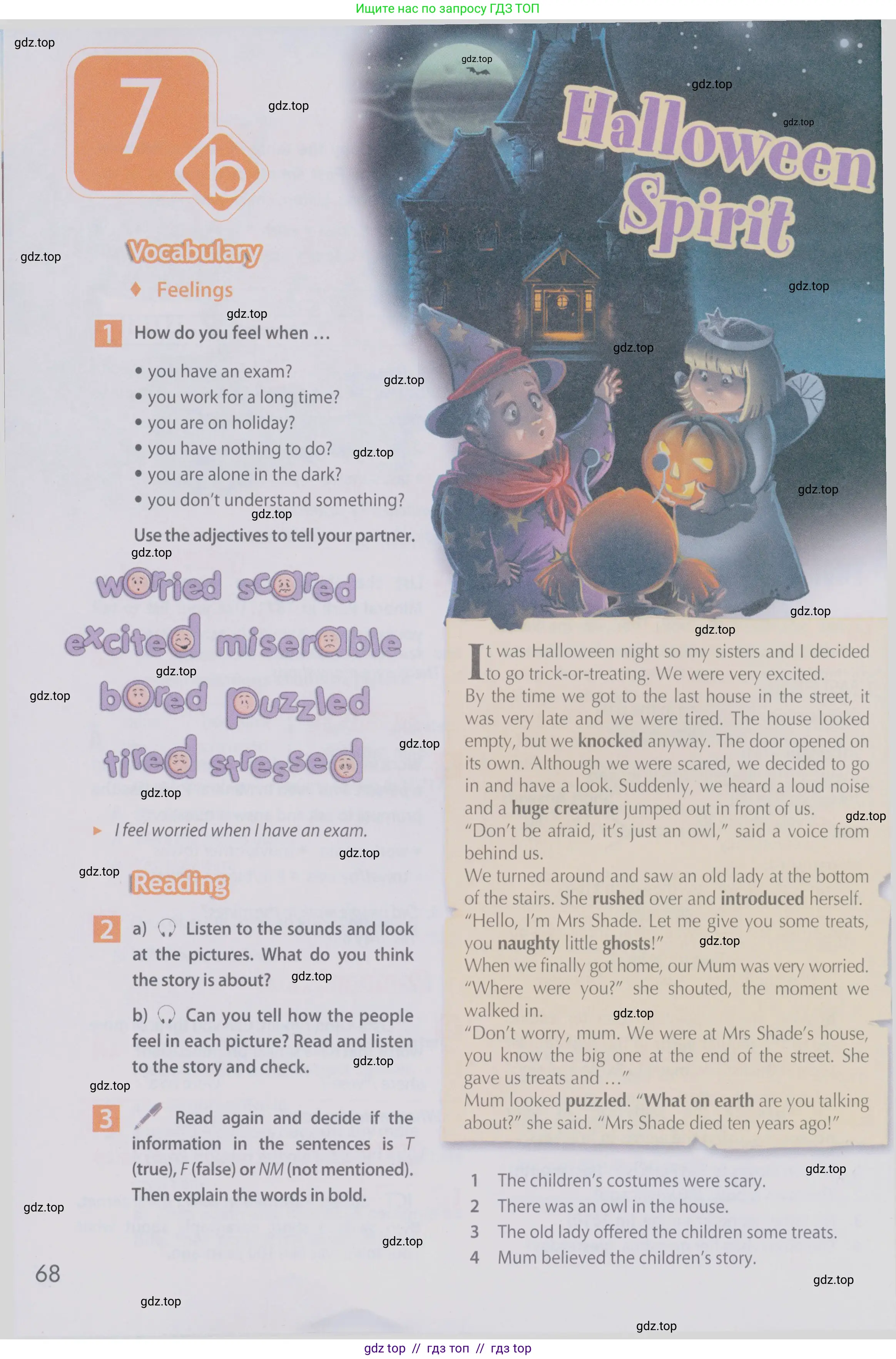 Английский язык (english), 6 класс Учебник (Student's book), авторы: Ваулина Юлия Евгеньевна (Vaulina Julia), Дули Дженни (Dooley Jenny), Подоляко Ольга Евгеньевна (Podolyako Olga), Эванс Вирджиния (Evans Virginia), издательство Просвещение, Москва, 2023, зелёного цвета, страница 68