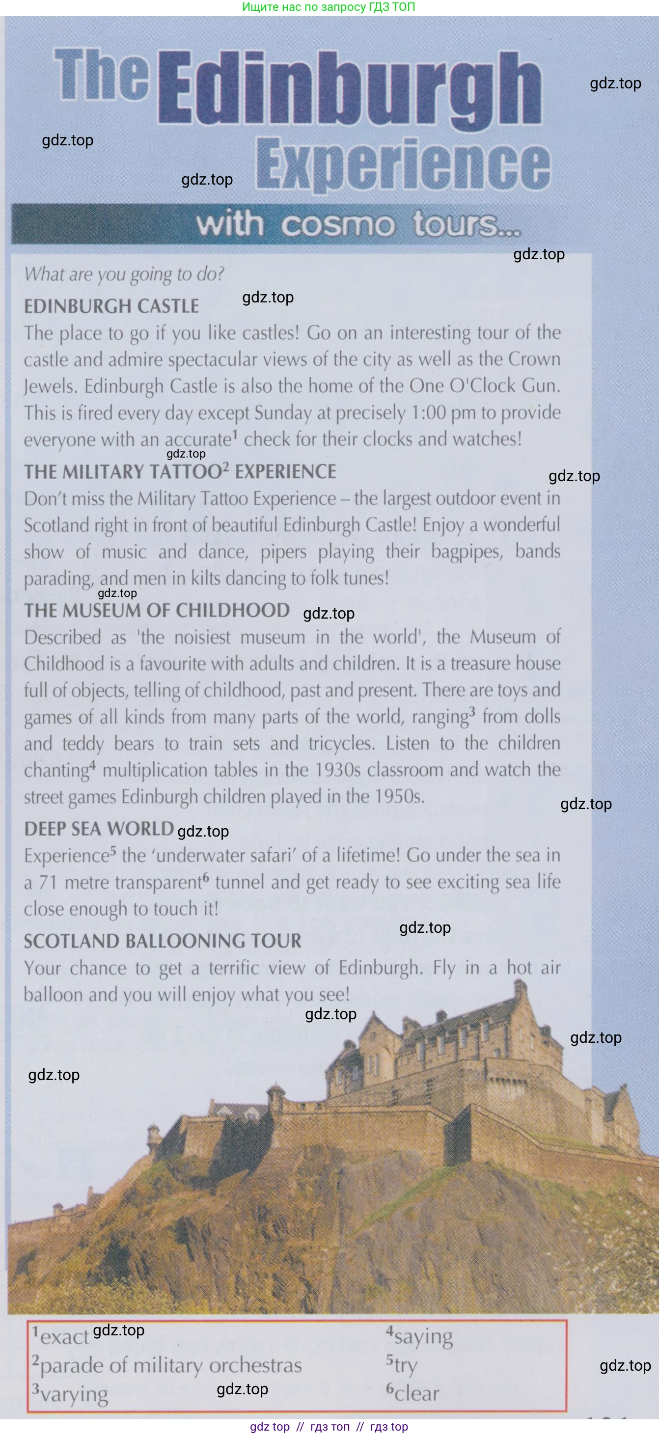 Английский язык (english), 6 класс Учебник (Student's book), авторы: Ваулина Юлия Евгеньевна (Vaulina Julia), Дули Дженни (Dooley Jenny), Подоляко Ольга Евгеньевна (Podolyako Olga), Эванс Вирджиния (Evans Virginia), издательство Просвещение, Москва, 2023, зелёного цвета, страница 101, номер 1, Условие 2019-2022 (продолжение 2)