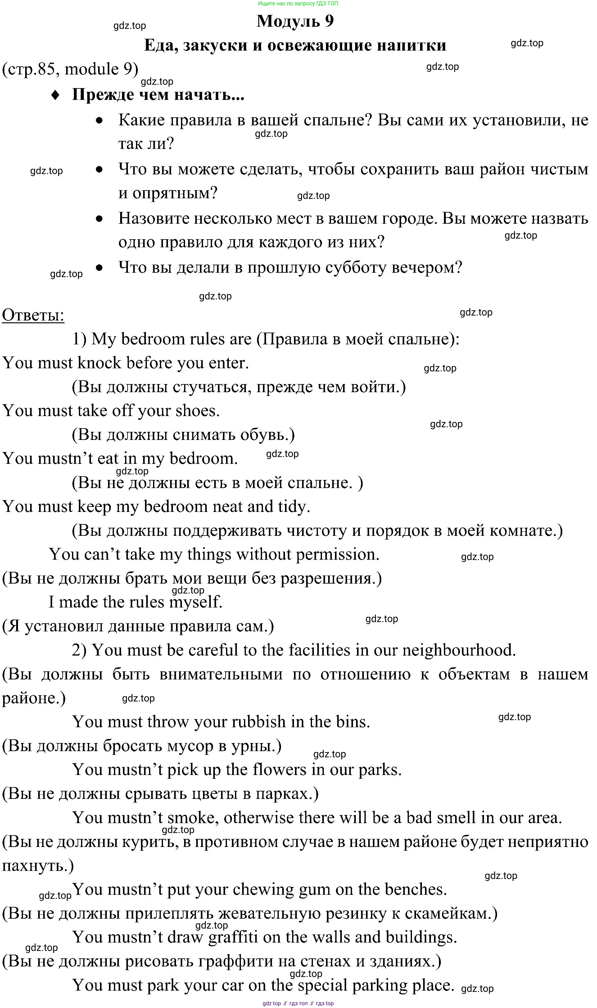 Английский язык (english), 6 класс Учебник (Student's book), авторы: Ваулина Юлия Евгеньевна (Vaulina Julia), Дули Дженни (Dooley Jenny), Подоляко Ольга Евгеньевна (Podolyako Olga), Эванс Вирджиния (Evans Virginia), издательство Просвещение, Москва, 2023, зелёного цвета, страница 85, Решение 2 (2023-2027)
