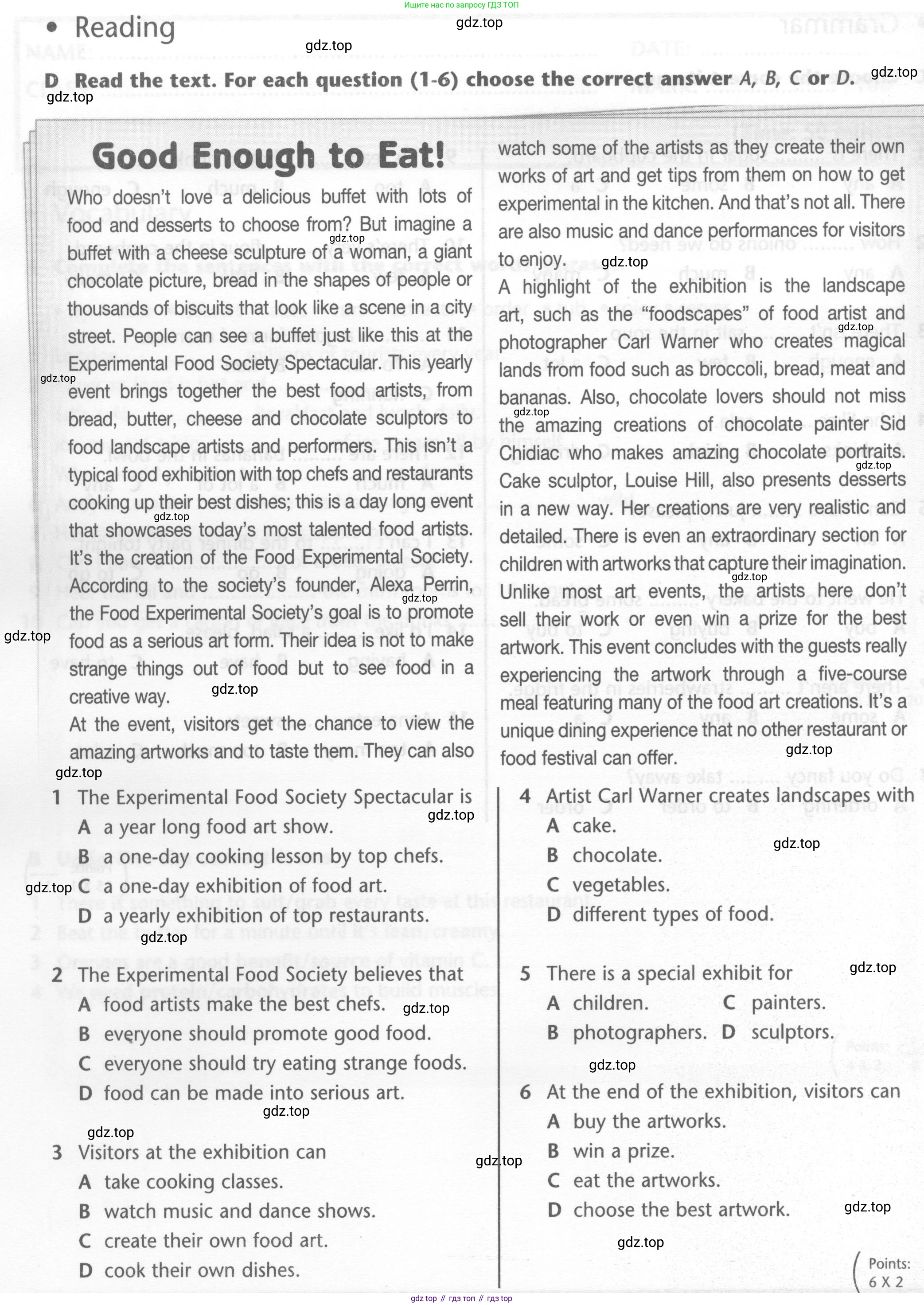 ГДЗ Английский язык (english), 6 класс контрольные задания (test booklet), авторы: Баранова Ксения Михайловна (Baranova Ksenia), Дули Дженни (Dooley Jenny), Копылова Виктория Викторовна (Kopylova Victoria), Мильруд Радислав Петрович (Millrood Radislav), Эванс Вирджиния (Evans Virginia), издательство Просвещение, Москва, 2023, серого цвета, страница 12, Условие