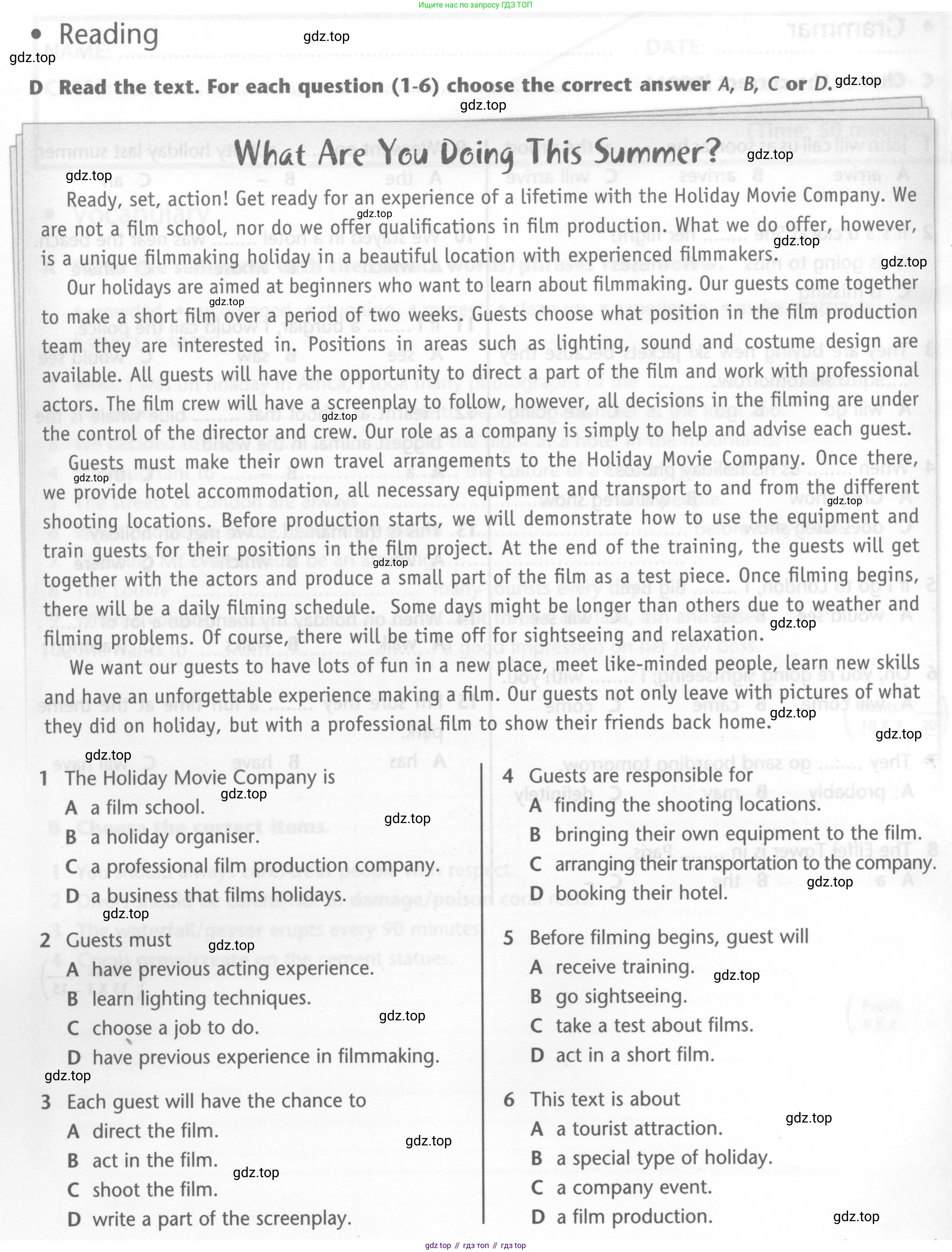ГДЗ Английский язык (english), 6 класс контрольные задания (test booklet), авторы: Баранова Ксения Михайловна (Baranova Ksenia), Дули Дженни (Dooley Jenny), Копылова Виктория Викторовна (Kopylova Victoria), Мильруд Радислав Петрович (Millrood Radislav), Эванс Вирджиния (Evans Virginia), издательство Просвещение, Москва, 2023, серого цвета, страница 22, Условие