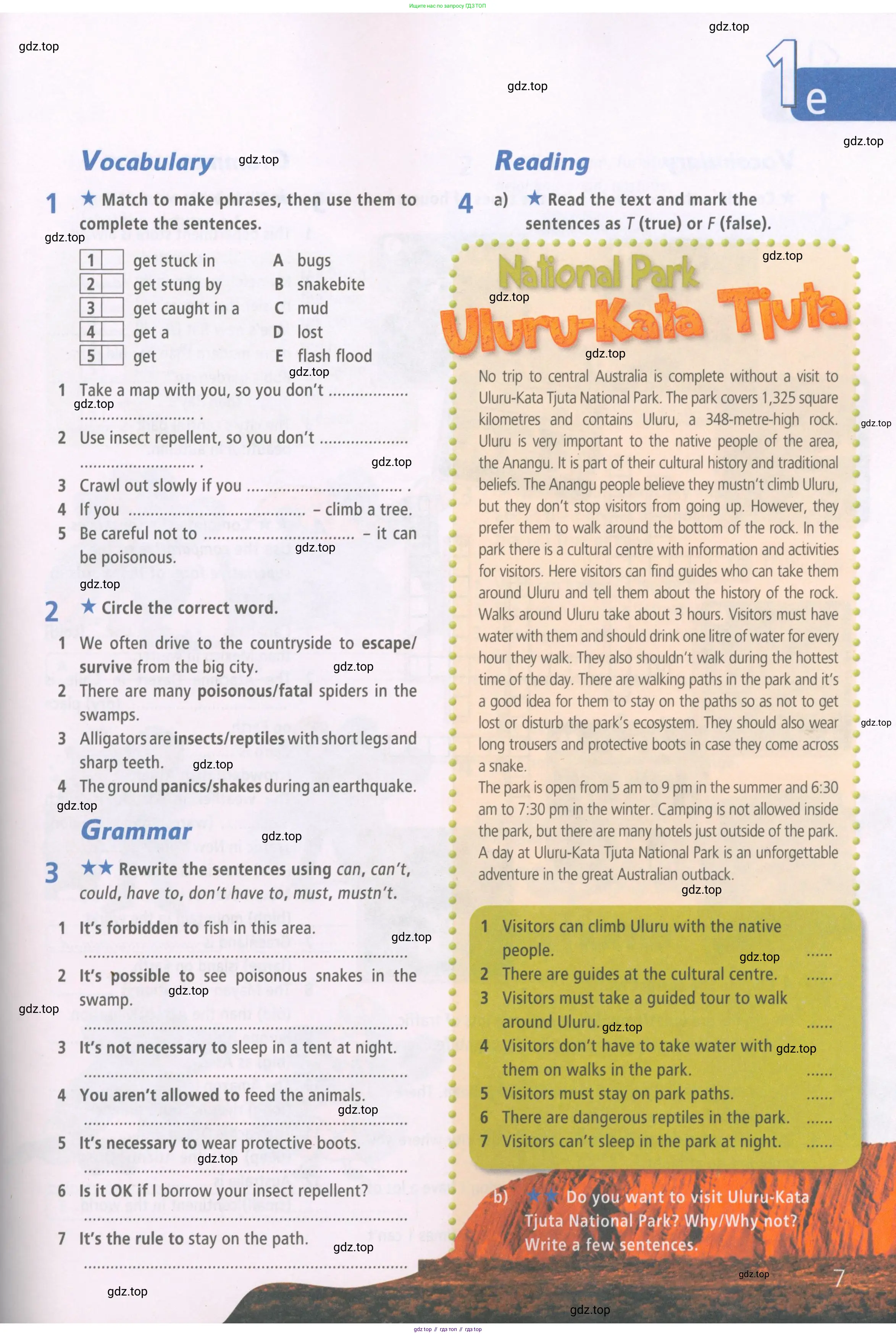 Английский язык (english), 6 класс Рабочая тетрадь (workbook), авторы: Баранова Ксения Михайловна (Baranova Ksenia), Мильруд Радислав Петрович (Millrood Radislav), Копылова Виктория Викторовна (Kopylova Victoria), Дули Дженни (Dooley Jenny), Эванс Вирджиния (Evans Virginia), издательство Просвещение, Москва, 2023, белого цвета, страница 7