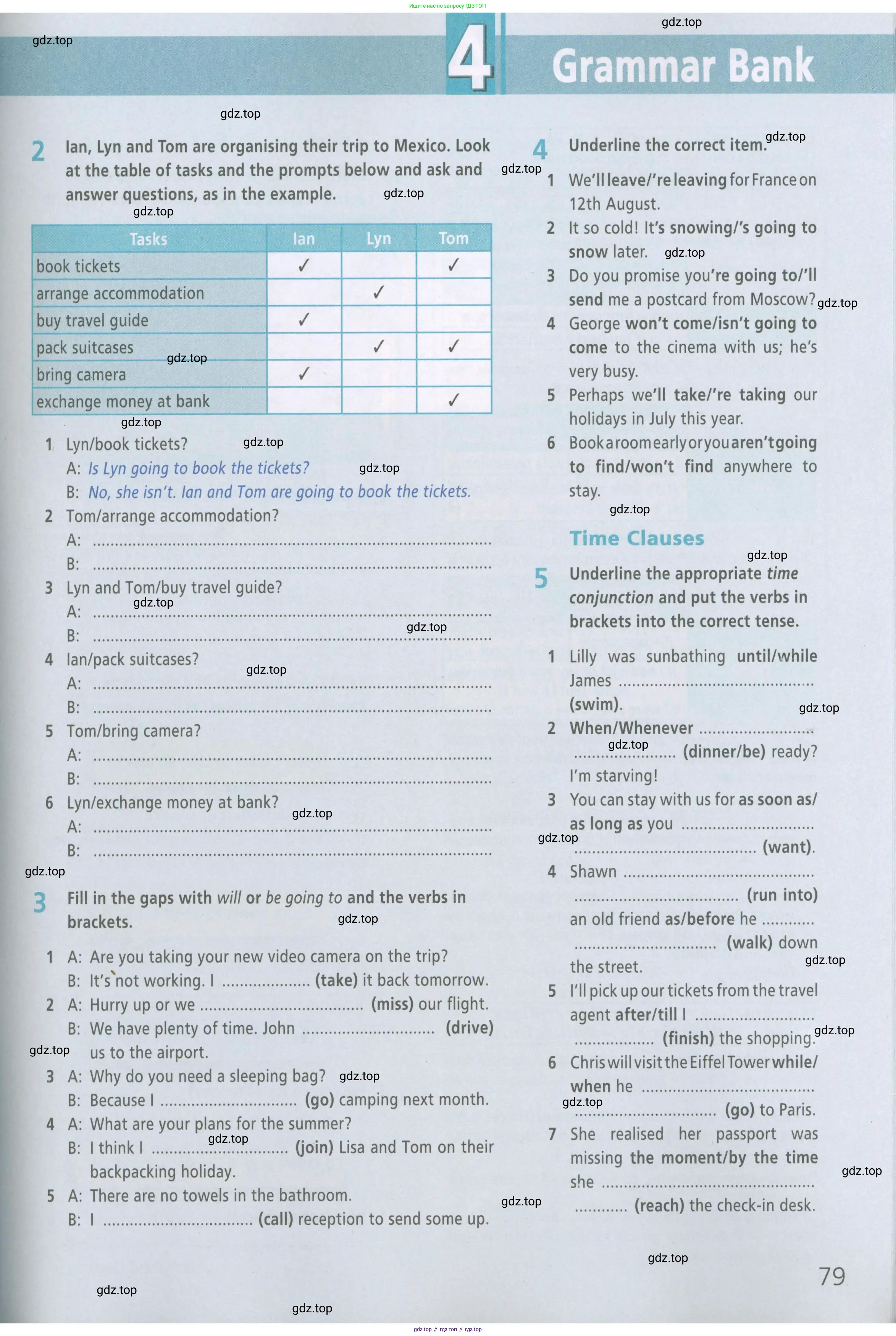 Английский язык (english), 6 класс Рабочая тетрадь (workbook), авторы: Баранова Ксения Михайловна (Baranova Ksenia), Мильруд Радислав Петрович (Millrood Radislav), Копылова Виктория Викторовна (Kopylova Victoria), Дули Дженни (Dooley Jenny), Эванс Вирджиния (Evans Virginia), издательство Просвещение, Москва, 2023, белого цвета, страница 79