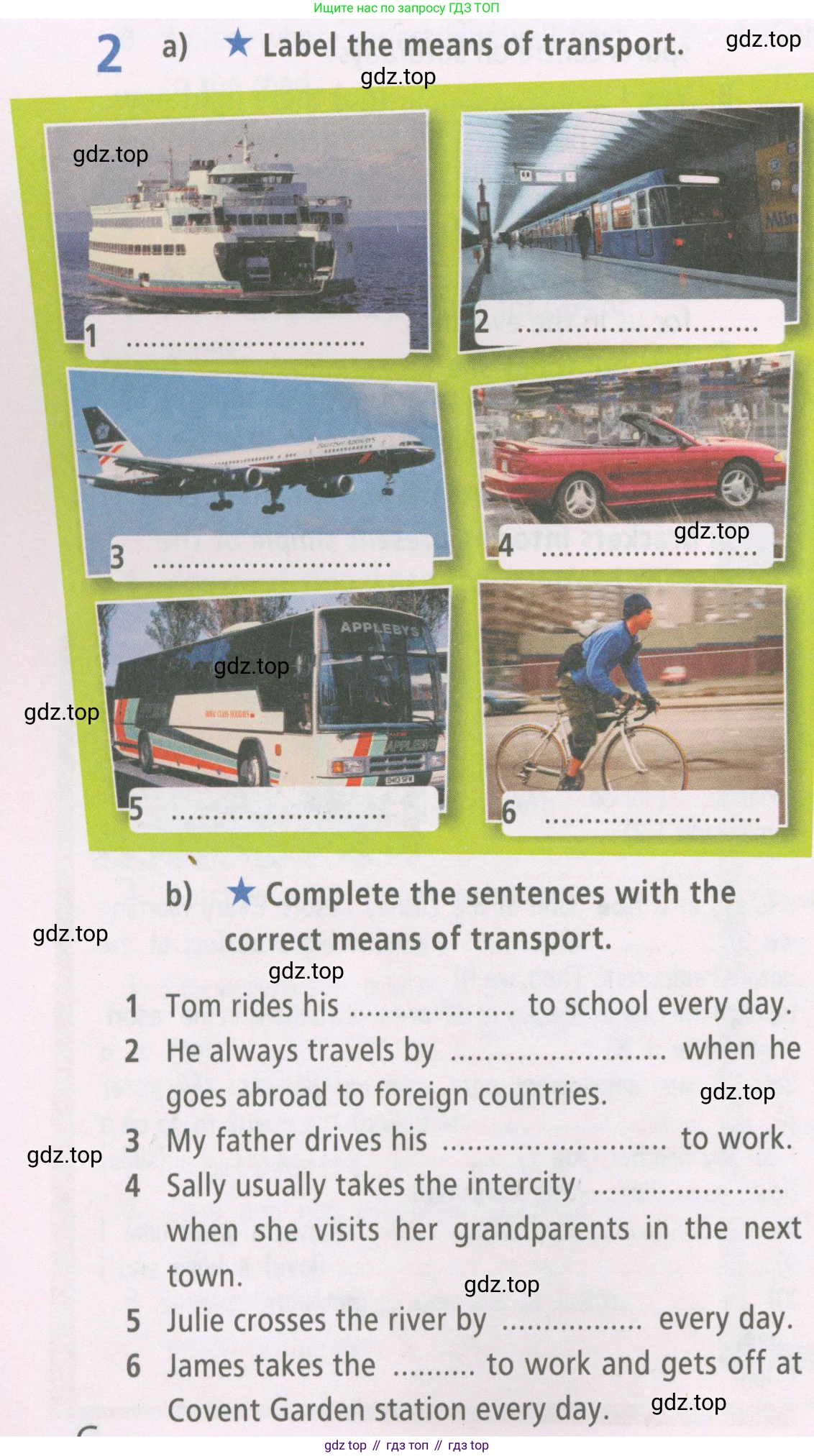 ГДЗ Английский язык (english), 6 класс Рабочая тетрадь (workbook), авторы: Баранова Ксения Михайловна (Baranova Ksenia), Мильруд Радислав Петрович (Millrood Radislav), Копылова Виктория Викторовна (Kopylova Victoria), Дули Дженни (Dooley Jenny), Эванс Вирджиния (Evans Virginia), издательство Просвещение, Москва, 2023, белого цвета, страница 6, номер 2, Условие