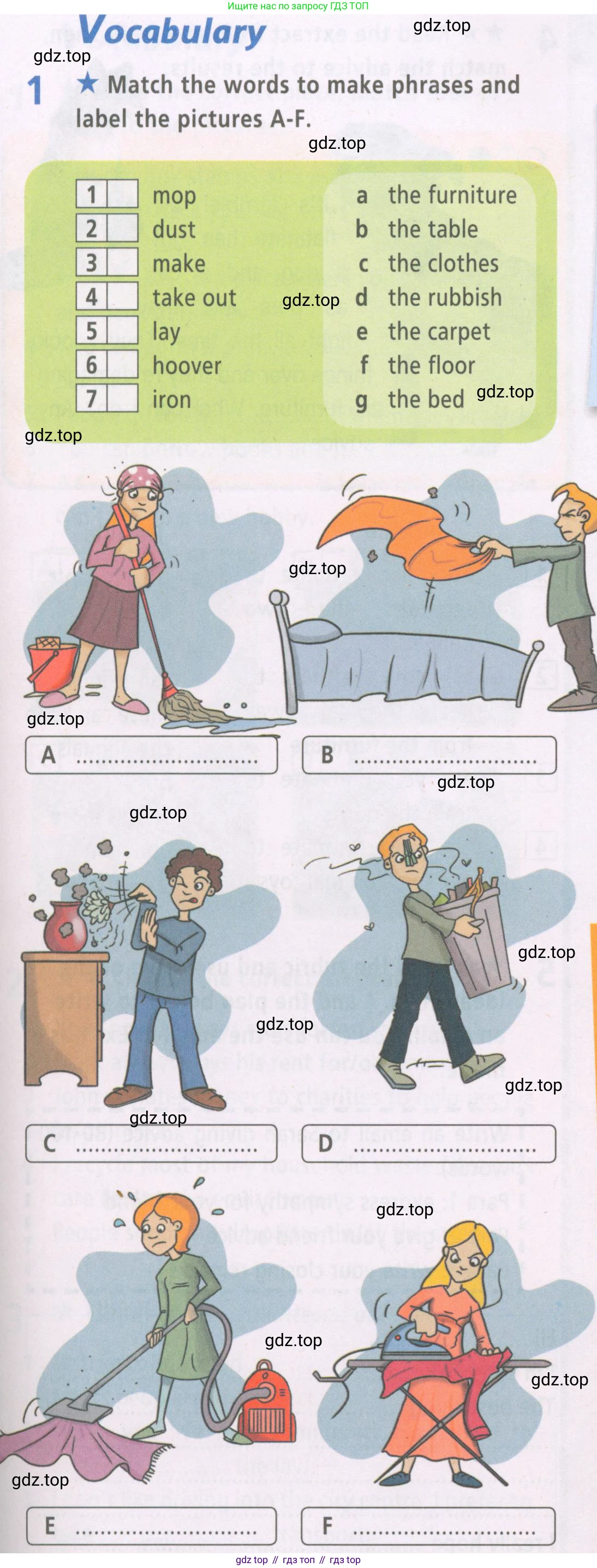 ГДЗ Английский язык (english), 6 класс Рабочая тетрадь (workbook), авторы: Баранова Ксения Михайловна (Baranova Ksenia), Мильруд Радислав Петрович (Millrood Radislav), Копылова Виктория Викторовна (Kopylova Victoria), Дули Дженни (Dooley Jenny), Эванс Вирджиния (Evans Virginia), издательство Просвещение, Москва, 2023, белого цвета, страница 9, номер 1, Условие