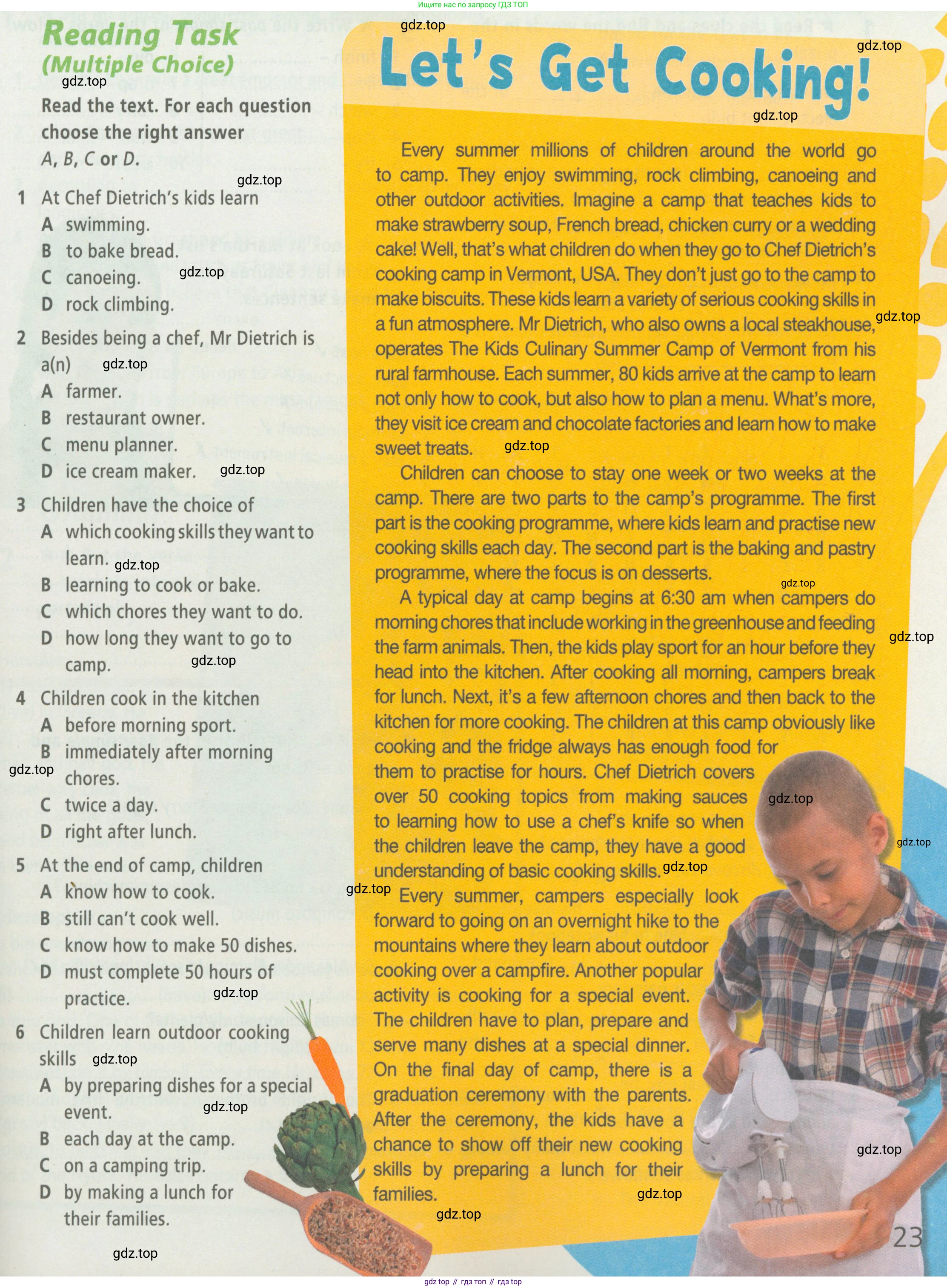 ГДЗ Английский язык (english), 6 класс Рабочая тетрадь (workbook), авторы: Баранова Ксения Михайловна (Baranova Ksenia), Мильруд Радислав Петрович (Millrood Radislav), Копылова Виктория Викторовна (Kopylova Victoria), Дули Дженни (Dooley Jenny), Эванс Вирджиния (Evans Virginia), издательство Просвещение, Москва, 2023, белого цвета, страница 23, Условие