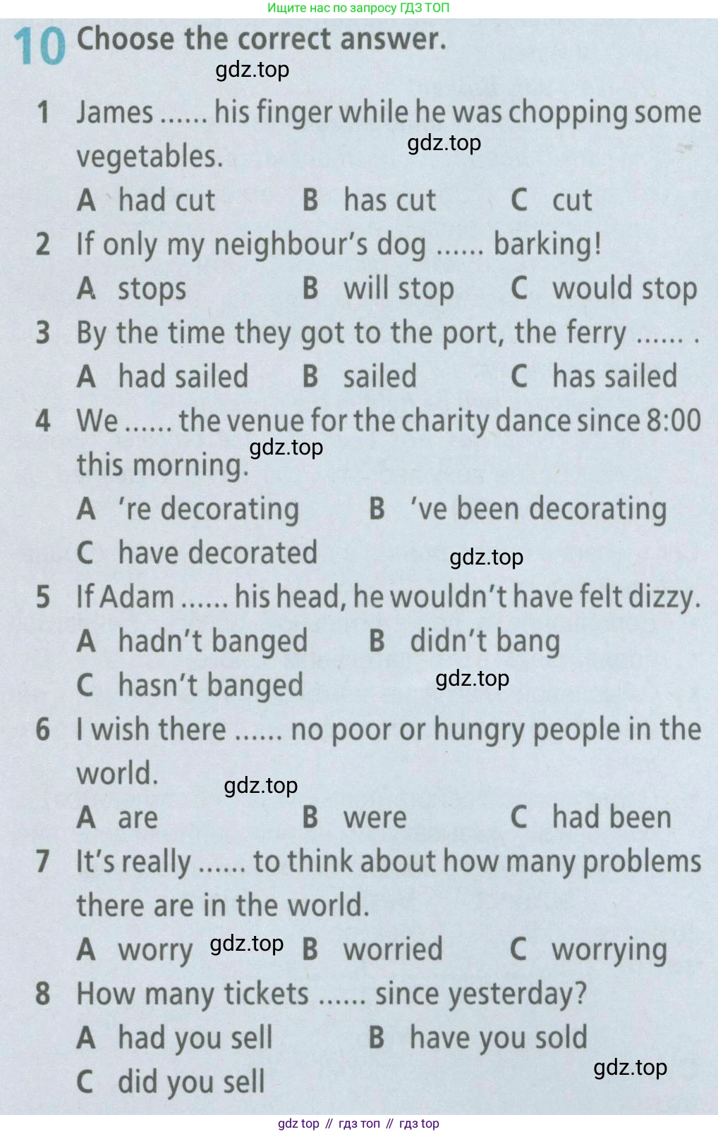 ГДЗ Английский язык (english), 6 класс Рабочая тетрадь (workbook), авторы: Баранова Ксения Михайловна (Baranova Ksenia), Мильруд Радислав Петрович (Millrood Radislav), Копылова Виктория Викторовна (Kopylova Victoria), Дули Дженни (Dooley Jenny), Эванс Вирджиния (Evans Virginia), издательство Просвещение, Москва, 2023, белого цвета, страница 87, номер 10, Условие