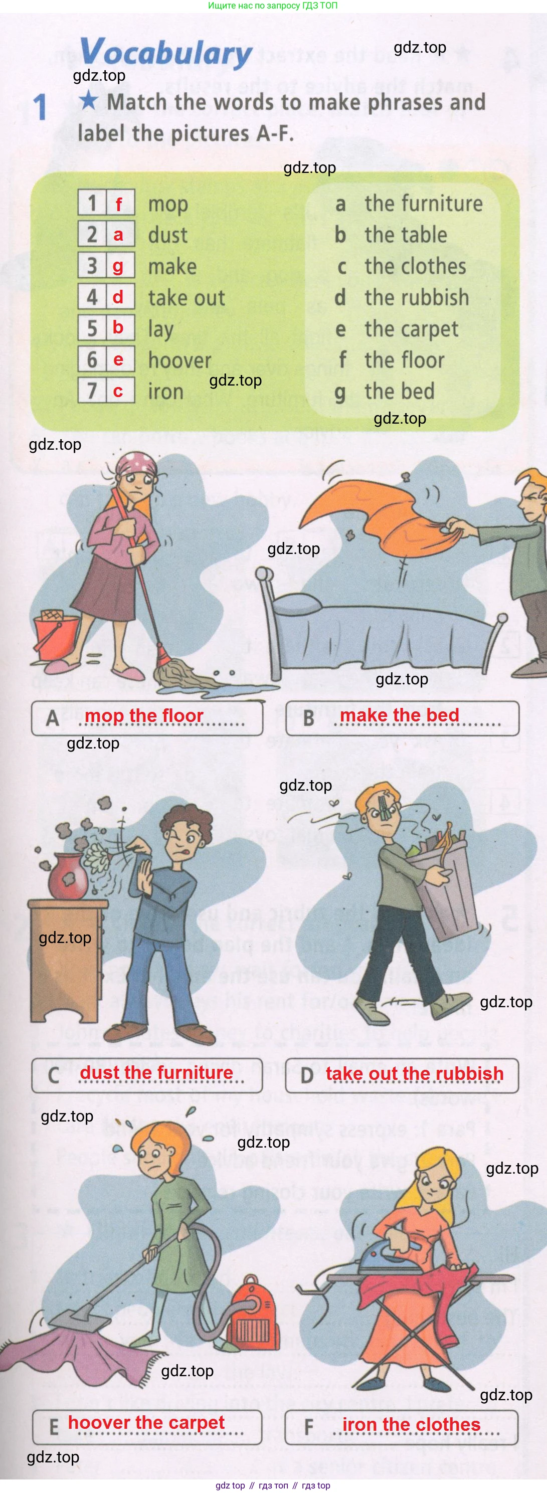 ГДЗ Английский язык (english), 6 класс Рабочая тетрадь (workbook), авторы: Баранова Ксения Михайловна (Baranova Ksenia), Мильруд Радислав Петрович (Millrood Radislav), Копылова Виктория Викторовна (Kopylova Victoria), Дули Дженни (Dooley Jenny), Эванс Вирджиния (Evans Virginia), издательство Просвещение, Москва, 2023, белого цвета, страница 9, номер 1, Решение 2