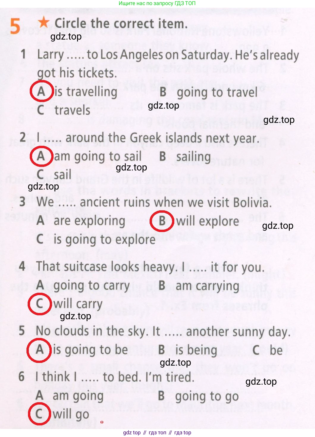 ГДЗ Английский язык (english), 6 класс Рабочая тетрадь (workbook), авторы: Баранова Ксения Михайловна (Baranova Ksenia), Мильруд Радислав Петрович (Millrood Radislav), Копылова Виктория Викторовна (Kopylova Victoria), Дули Дженни (Dooley Jenny), Эванс Вирджиния (Evans Virginia), издательство Просвещение, Москва, 2023, белого цвета, страница 35, номер 5, Решение 2