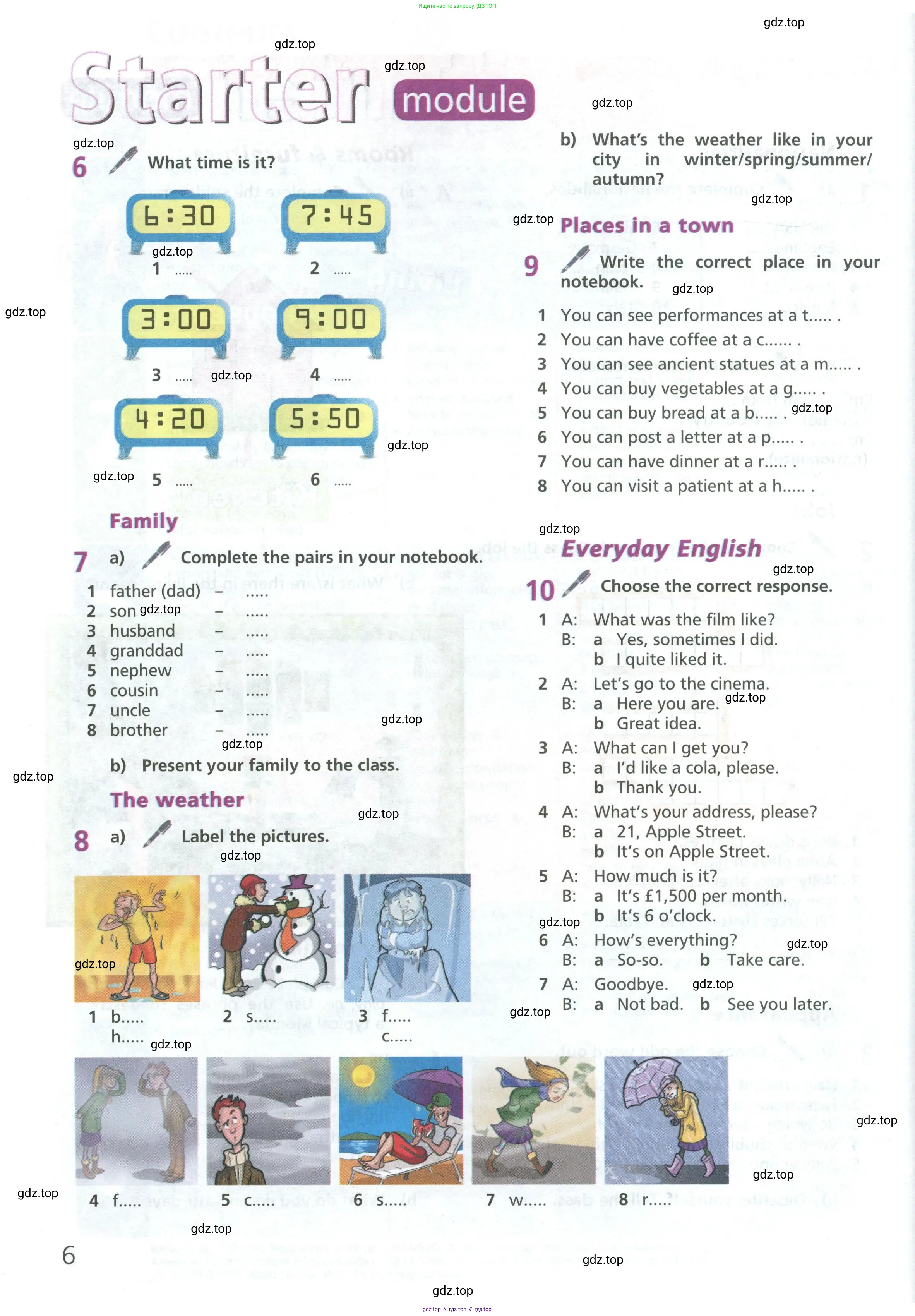 Английский язык (english), 6 класс Учебник (Student's book), авторы: Баранова Ксения Михайловна (Baranova Ksenia), Дули Дженни (Dooley Jenny), Копылова Виктория Викторовна (Kopylova Victoria), Мильруд Радислав Петрович (Millrood Radislav), Эванс Вирджиния (Evans Virginia), издательство Просвещение, Москва, 2023, белого цвета, страница 6