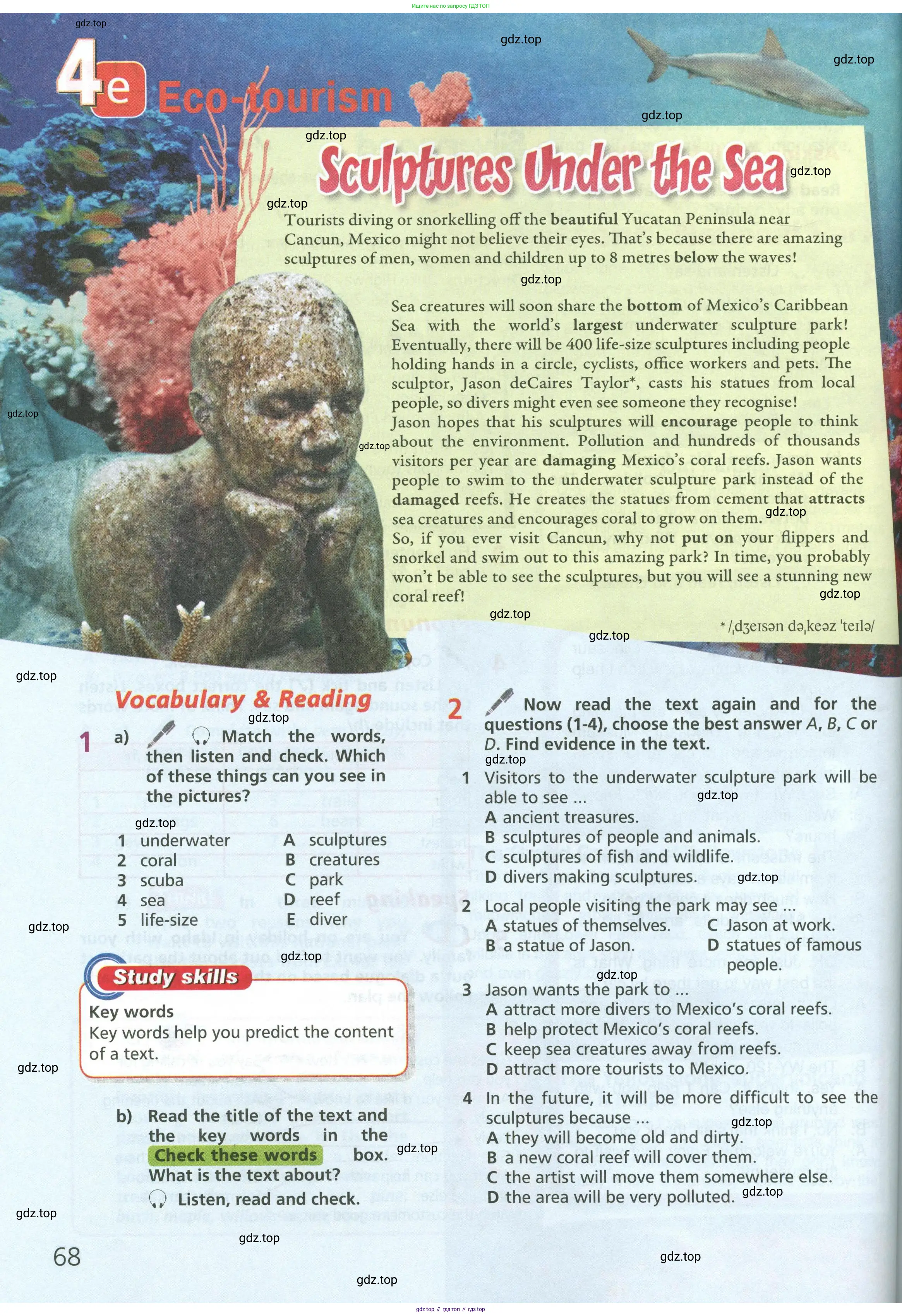 Английский язык (english), 6 класс Учебник (Student's book), авторы: Баранова Ксения Михайловна (Baranova Ksenia), Дули Дженни (Dooley Jenny), Копылова Виктория Викторовна (Kopylova Victoria), Мильруд Радислав Петрович (Millrood Radislav), Эванс Вирджиния (Evans Virginia), издательство Просвещение, Москва, 2023, белого цвета, страница 68