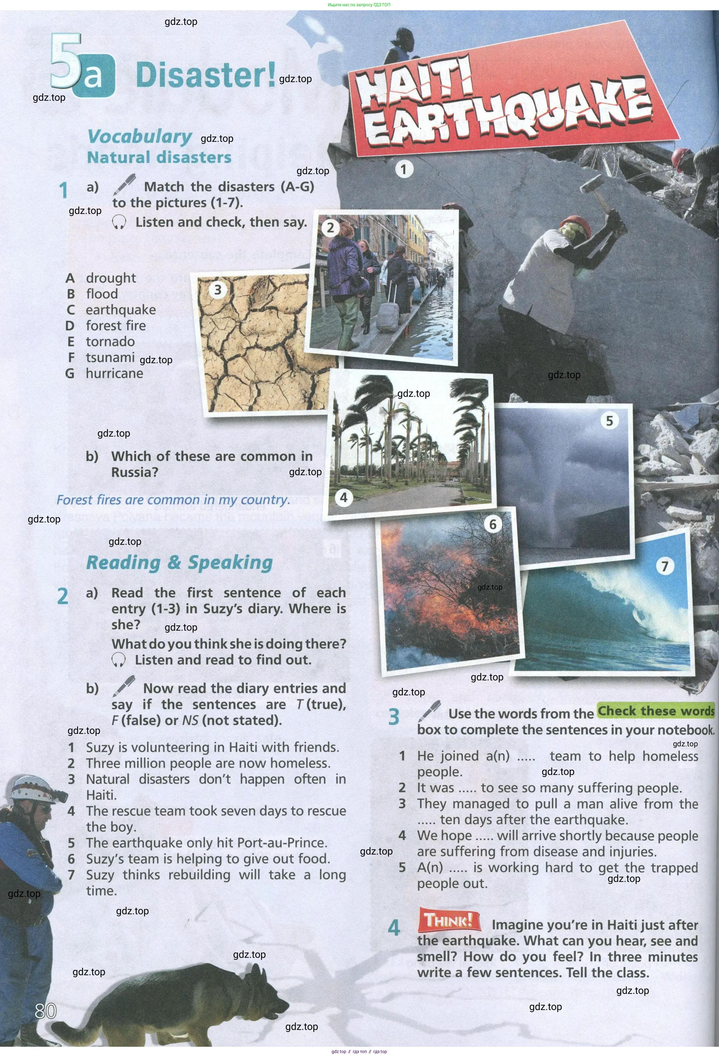 Английский язык (english), 6 класс Учебник (Student's book), авторы: Баранова Ксения Михайловна (Baranova Ksenia), Дули Дженни (Dooley Jenny), Копылова Виктория Викторовна (Kopylova Victoria), Мильруд Радислав Петрович (Millrood Radislav), Эванс Вирджиния (Evans Virginia), издательство Просвещение, Москва, 2023, белого цвета, страница 80