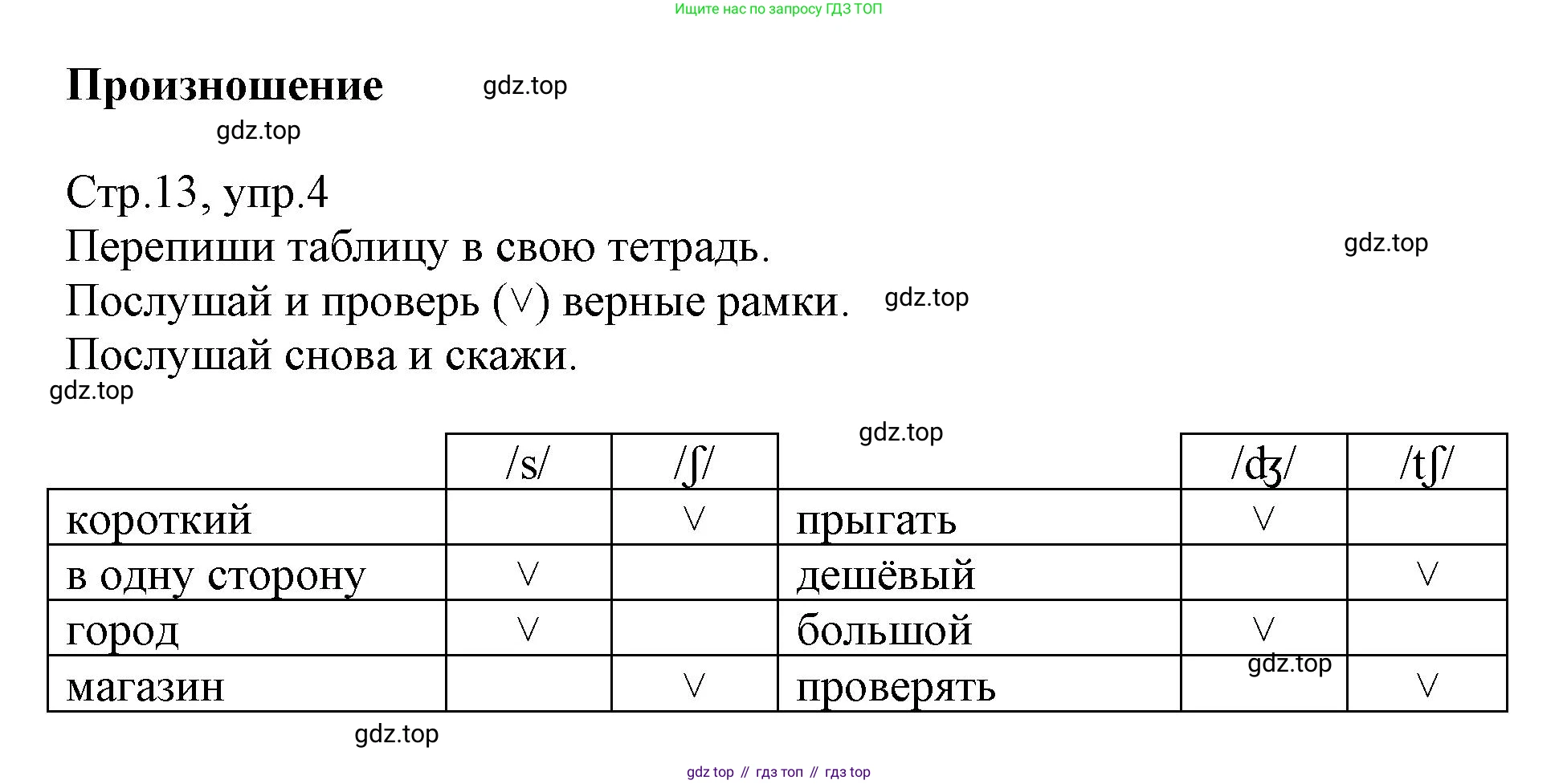 ГДЗ Английский язык (english), 6 класс Учебник (Student's book), авторы: Баранова Ксения Михайловна (Baranova Ksenia), Дули Дженни (Dooley Jenny), Копылова Виктория Викторовна (Kopylova Victoria), Мильруд Радислав Петрович (Millrood Radislav), Эванс Вирджиния (Evans Virginia), издательство Просвещение, Москва, 2023, белого цвета, страница 13, номер 4, Решение