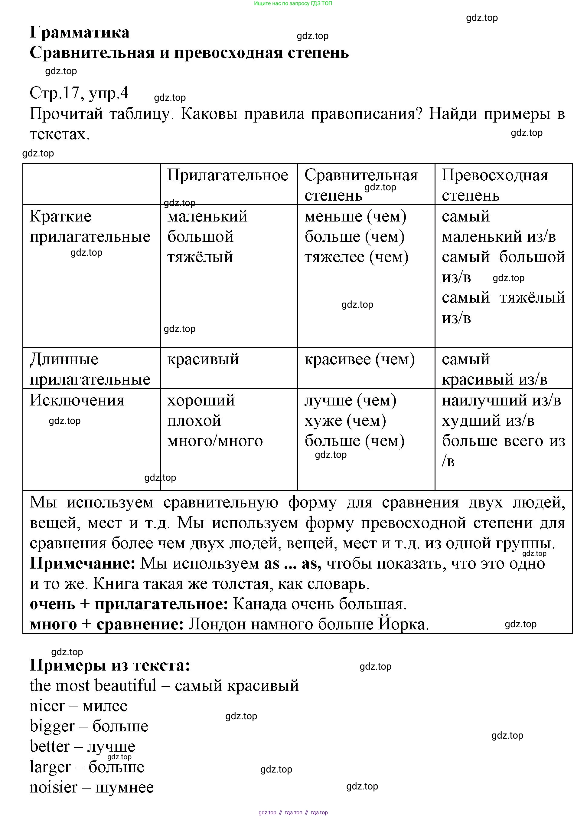 ГДЗ Английский язык (english), 6 класс Учебник (Student's book), авторы: Баранова Ксения Михайловна (Baranova Ksenia), Дули Дженни (Dooley Jenny), Копылова Виктория Викторовна (Kopylova Victoria), Мильруд Радислав Петрович (Millrood Radislav), Эванс Вирджиния (Evans Virginia), издательство Просвещение, Москва, 2023, белого цвета, страница 17, номер 4, Решение