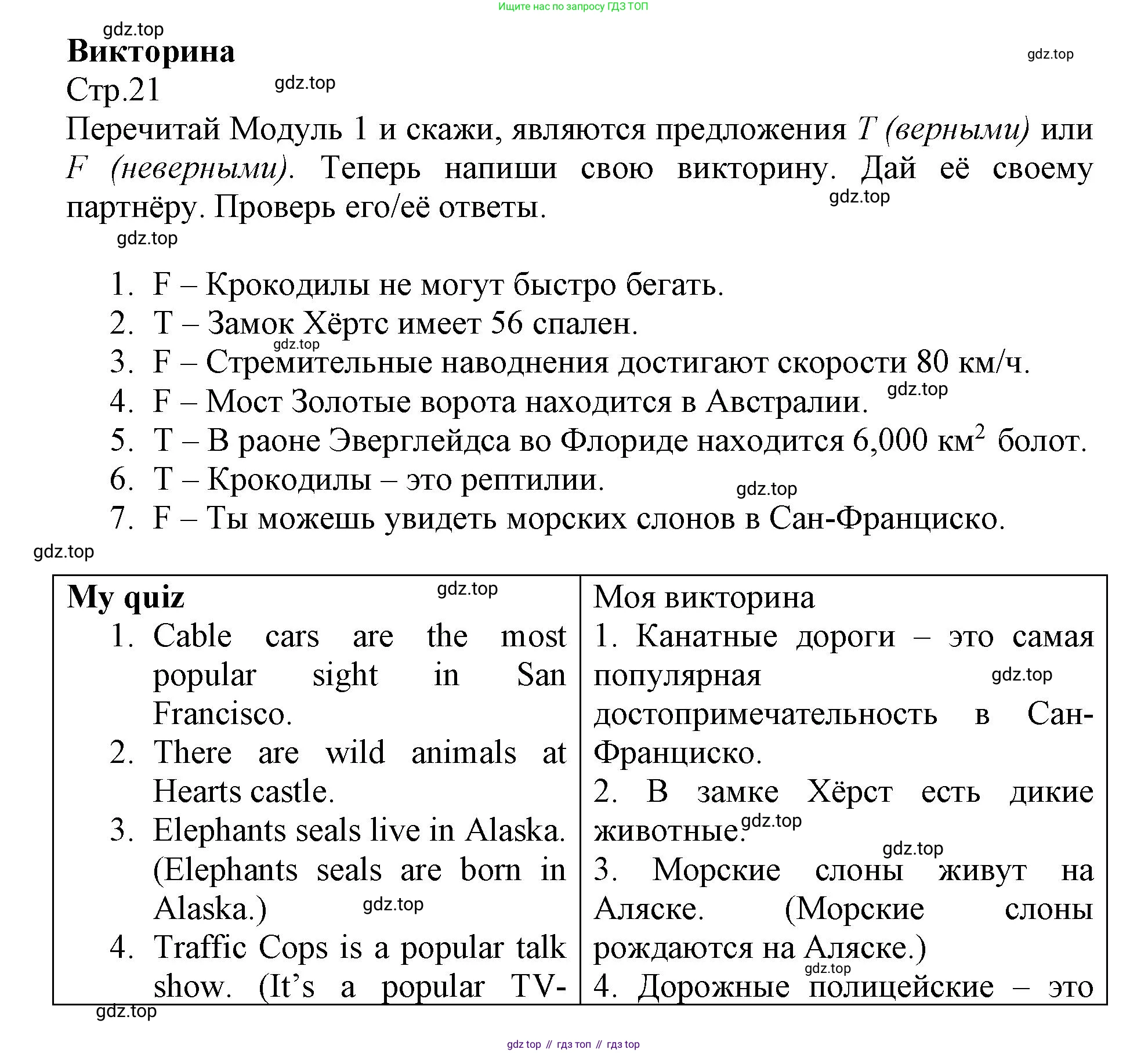 ГДЗ Английский язык (english), 6 класс Учебник (Student's book), авторы: Баранова Ксения Михайловна (Baranova Ksenia), Дули Дженни (Dooley Jenny), Копылова Виктория Викторовна (Kopylova Victoria), Мильруд Радислав Петрович (Millrood Radislav), Эванс Вирджиния (Evans Virginia), издательство Просвещение, Москва, 2023, белого цвета, страница 21, Решение