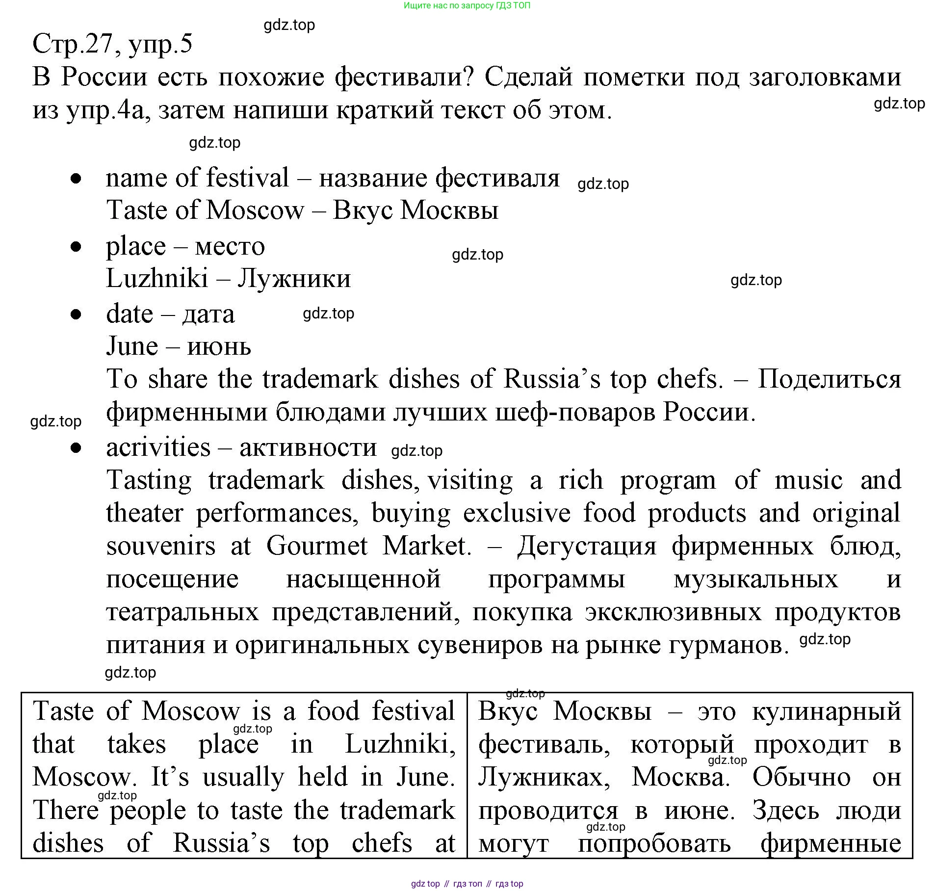 ГДЗ Английский язык (english), 6 класс Учебник (Student's book), авторы: Баранова Ксения Михайловна (Baranova Ksenia), Дули Дженни (Dooley Jenny), Копылова Виктория Викторовна (Kopylova Victoria), Мильруд Радислав Петрович (Millrood Radislav), Эванс Вирджиния (Evans Virginia), издательство Просвещение, Москва, 2023, белого цвета, страница 27, номер 5, Решение