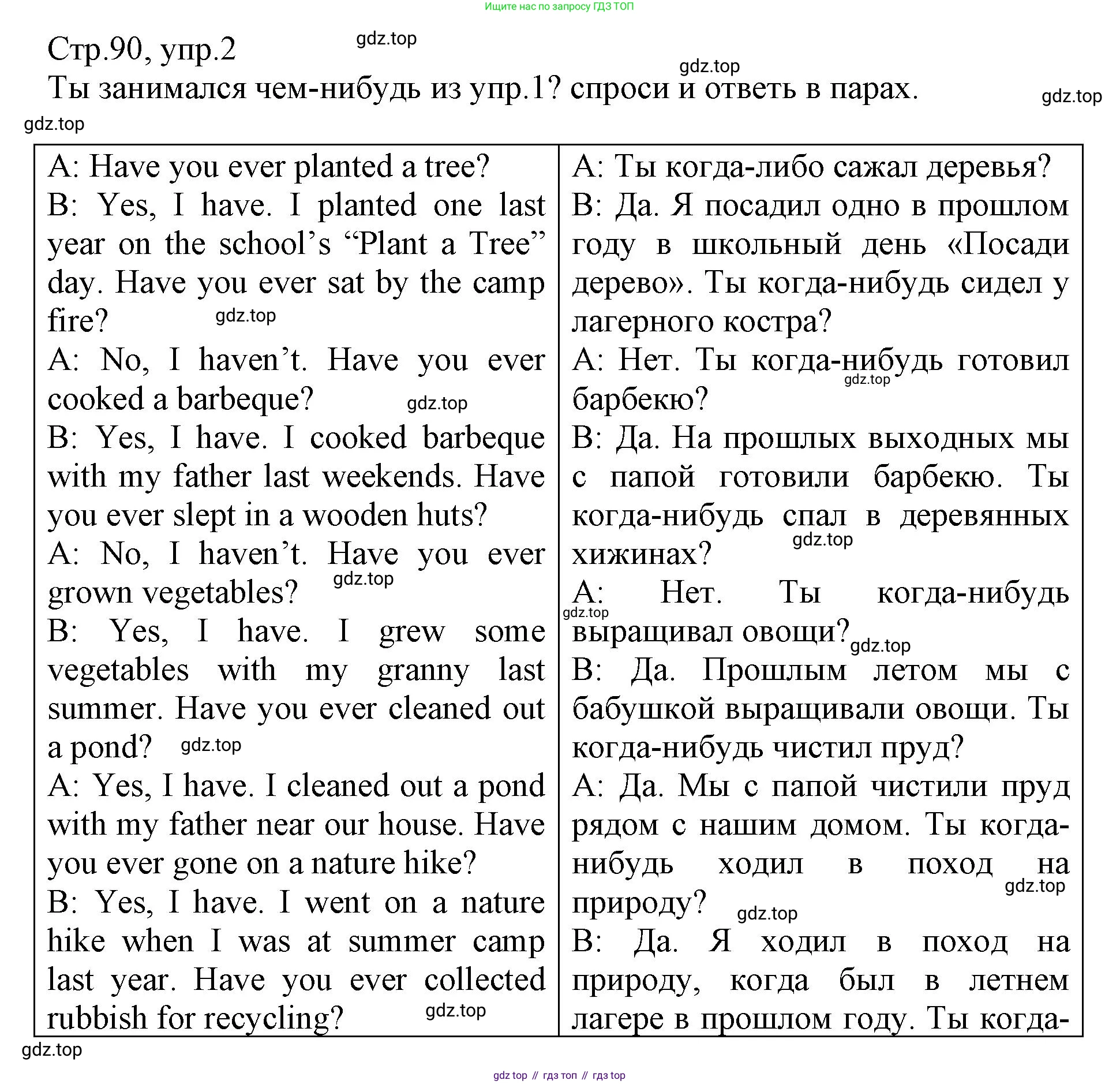 ГДЗ Английский язык (english), 6 класс Учебник (Student's book), авторы: Баранова Ксения Михайловна (Baranova Ksenia), Дули Дженни (Dooley Jenny), Копылова Виктория Викторовна (Kopylova Victoria), Мильруд Радислав Петрович (Millrood Radislav), Эванс Вирджиния (Evans Virginia), издательство Просвещение, Москва, 2023, белого цвета, страница 90, номер 2, Решение