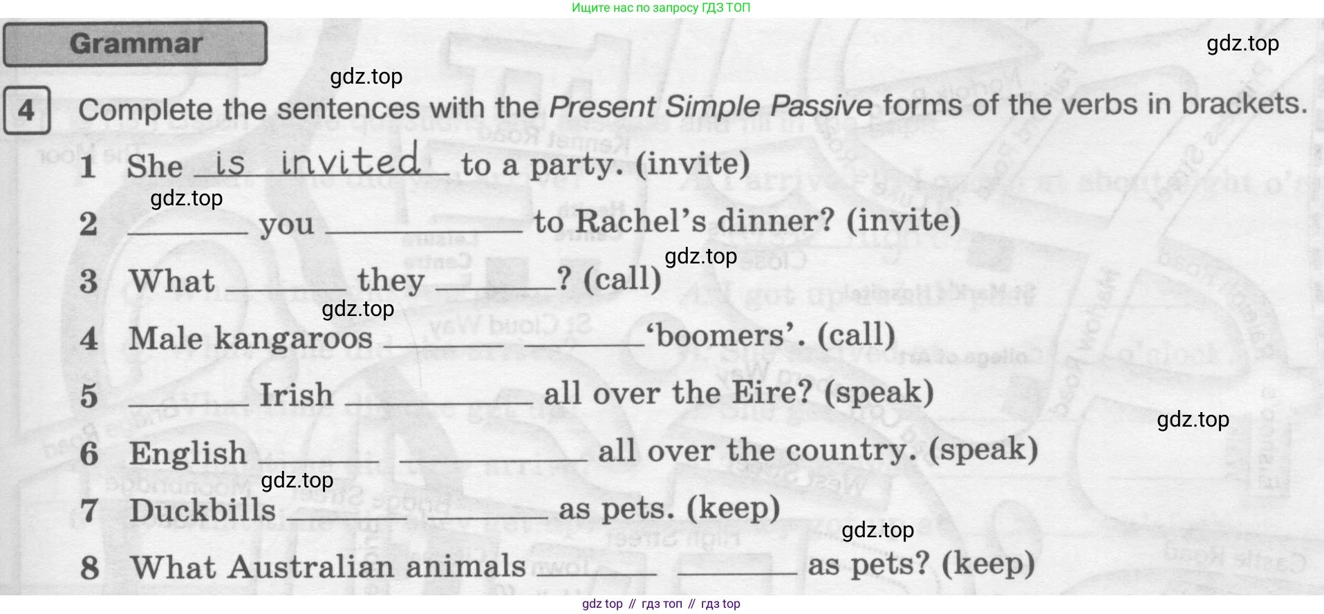 ГДЗ Английский язык (english), 6 класс Рабочая тетрадь (workbook), авторы: Вербицкая Мария Валерьевна (Verbitskaya Maria), Гаярделли Мариса (Gaiardelli Marisa ), Редли Пауль (Radley Paul), Миндрул Ольга Сергеевна (Mindrul Olga), издательство Просвещение, Москва, красного цвета, страница 55, номер 4, Условие