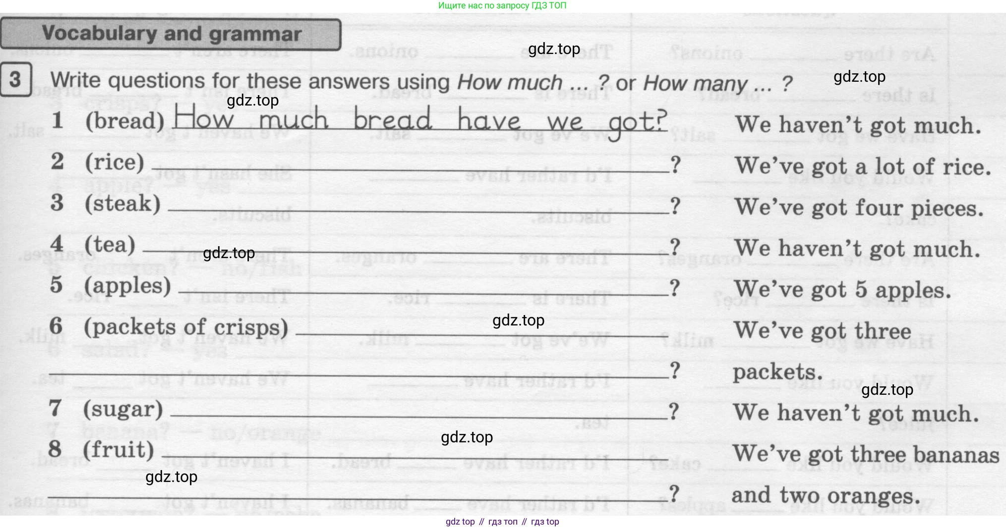 ГДЗ Английский язык (english), 6 класс Рабочая тетрадь (workbook), авторы: Вербицкая Мария Валерьевна (Verbitskaya Maria), Гаярделли Мариса (Gaiardelli Marisa ), Редли Пауль (Radley Paul), Миндрул Ольга Сергеевна (Mindrul Olga), издательство Просвещение, Москва, красного цвета, страница 59, номер 3, Условие