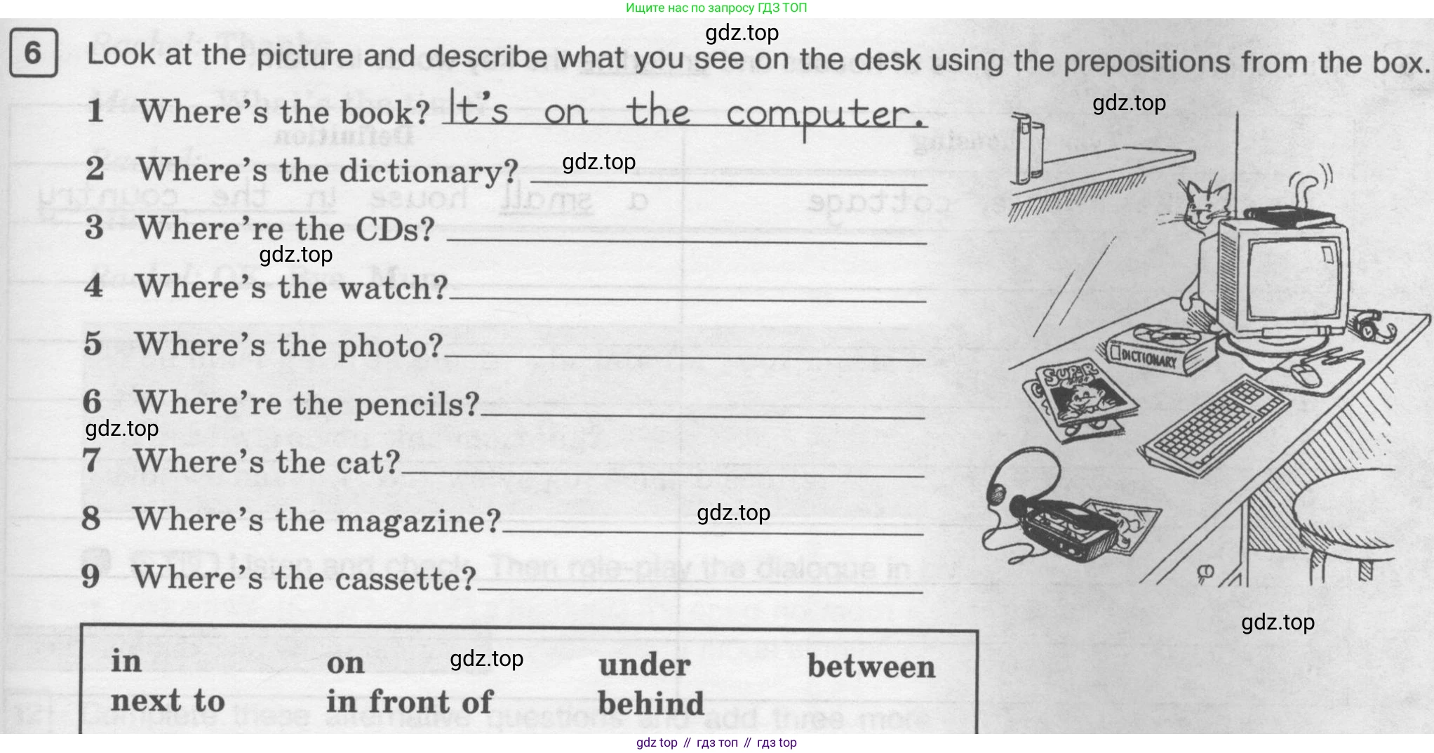 ГДЗ Английский язык (english), 6 класс Рабочая тетрадь (workbook), авторы: Вербицкая Мария Валерьевна (Verbitskaya Maria), Гаярделли Мариса (Gaiardelli Marisa ), Редли Пауль (Radley Paul), Миндрул Ольга Сергеевна (Mindrul Olga), издательство Просвещение, Москва, красного цвета, страница 75, номер 6, Условие