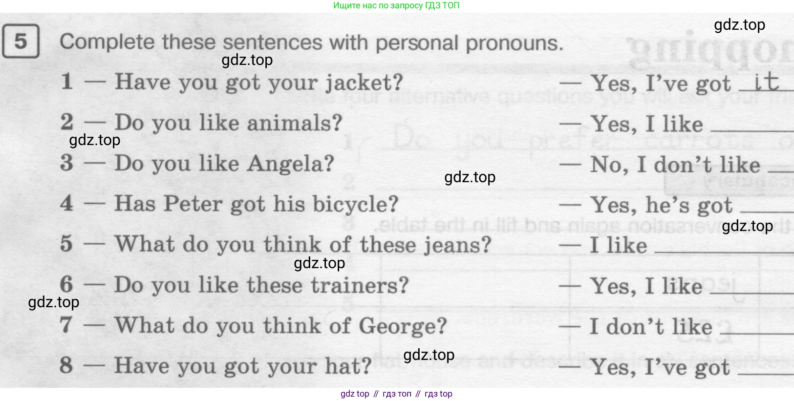 ГДЗ Английский язык (english), 6 класс Рабочая тетрадь (workbook), авторы: Вербицкая Мария Валерьевна (Verbitskaya Maria), Гаярделли Мариса (Gaiardelli Marisa ), Редли Пауль (Radley Paul), Миндрул Ольга Сергеевна (Mindrul Olga), издательство Просвещение, Москва, красного цвета, страница 82, номер 5, Условие