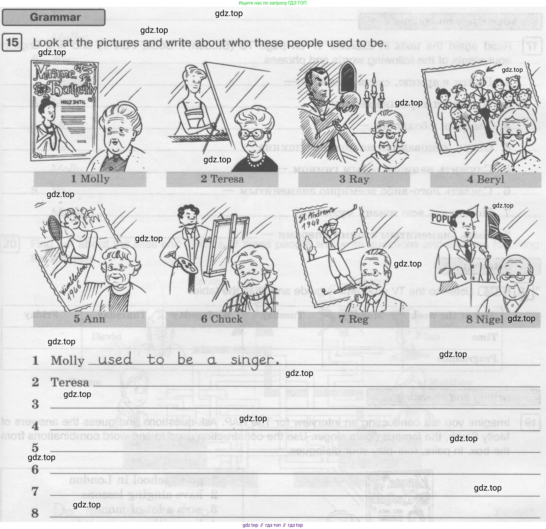 ГДЗ Английский язык (english), 6 класс Рабочая тетрадь (workbook), авторы: Вербицкая Мария Валерьевна (Verbitskaya Maria), Гаярделли Мариса (Gaiardelli Marisa ), Редли Пауль (Radley Paul), Миндрул Ольга Сергеевна (Mindrul Olga), издательство Просвещение, Москва, красного цвета, страница 117, номер 15, Условие