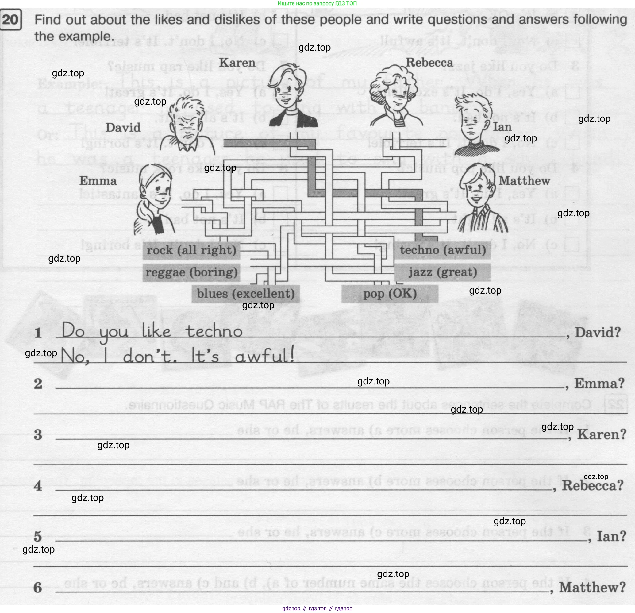 ГДЗ Английский язык (english), 6 класс Рабочая тетрадь (workbook), авторы: Вербицкая Мария Валерьевна (Verbitskaya Maria), Гаярделли Мариса (Gaiardelli Marisa ), Редли Пауль (Radley Paul), Миндрул Ольга Сергеевна (Mindrul Olga), издательство Просвещение, Москва, красного цвета, страница 119, номер 20, Условие