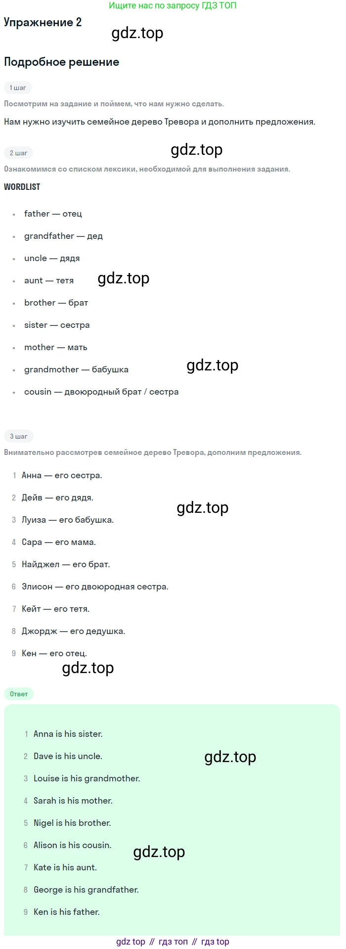ГДЗ Английский язык (english), 6 класс Рабочая тетрадь (workbook), авторы: Вербицкая Мария Валерьевна (Verbitskaya Maria), Гаярделли Мариса (Gaiardelli Marisa ), Редли Пауль (Radley Paul), Миндрул Ольга Сергеевна (Mindrul Olga), издательство Просвещение, Москва, красного цвета, страница 18, номер 2, Решение