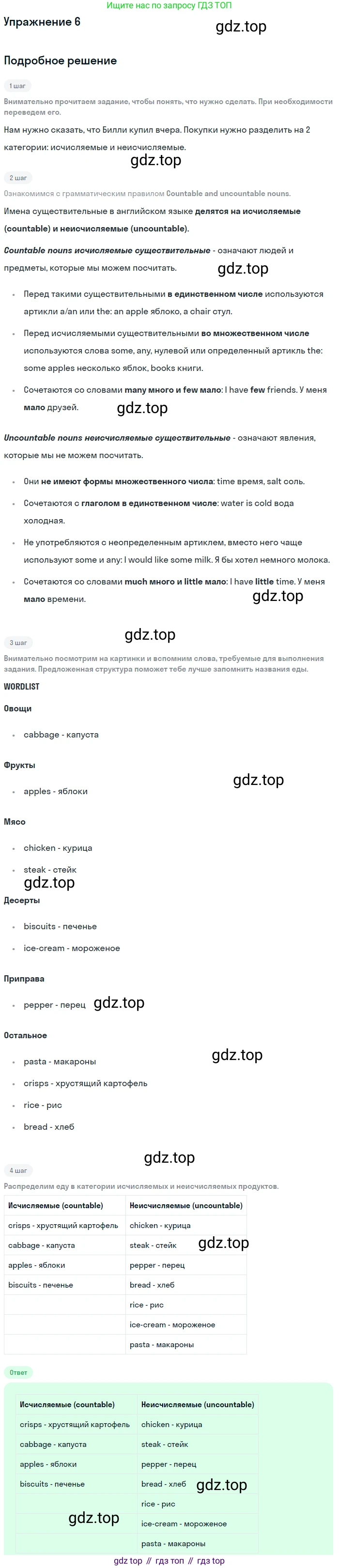 ГДЗ Английский язык (english), 6 класс Рабочая тетрадь (workbook), авторы: Вербицкая Мария Валерьевна (Verbitskaya Maria), Гаярделли Мариса (Gaiardelli Marisa ), Редли Пауль (Radley Paul), Миндрул Ольга Сергеевна (Mindrul Olga), издательство Просвещение, Москва, красного цвета, страница 61, номер 6, Решение