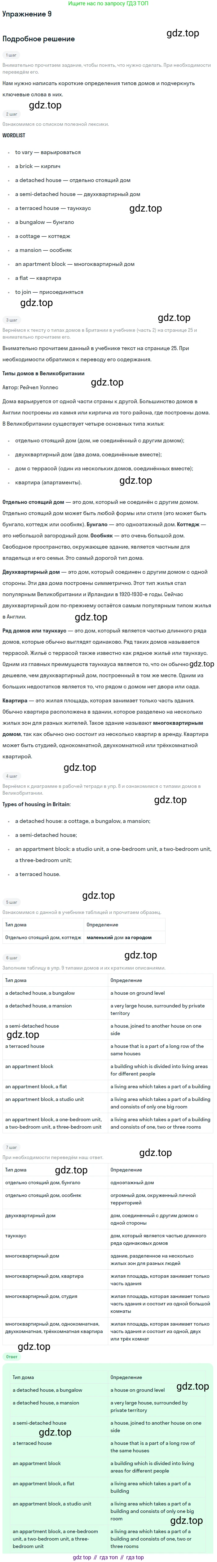 ГДЗ Английский язык (english), 6 класс Рабочая тетрадь (workbook), авторы: Вербицкая Мария Валерьевна (Verbitskaya Maria), Гаярделли Мариса (Gaiardelli Marisa ), Редли Пауль (Radley Paul), Миндрул Ольга Сергеевна (Mindrul Olga), издательство Просвещение, Москва, красного цвета, страница 76, номер 9, Решение