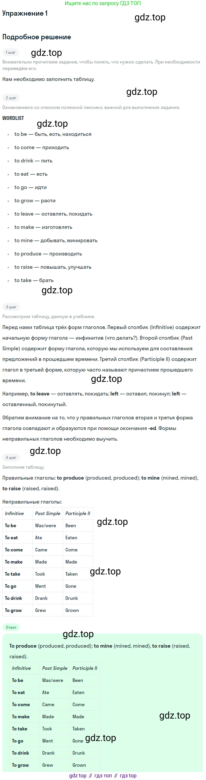 ГДЗ Английский язык (english), 6 класс Рабочая тетрадь (workbook), авторы: Вербицкая Мария Валерьевна (Verbitskaya Maria), Гаярделли Мариса (Gaiardelli Marisa ), Редли Пауль (Radley Paul), Миндрул Ольга Сергеевна (Mindrul Olga), издательство Просвещение, Москва, красного цвета, страница 98, номер 1, Решение