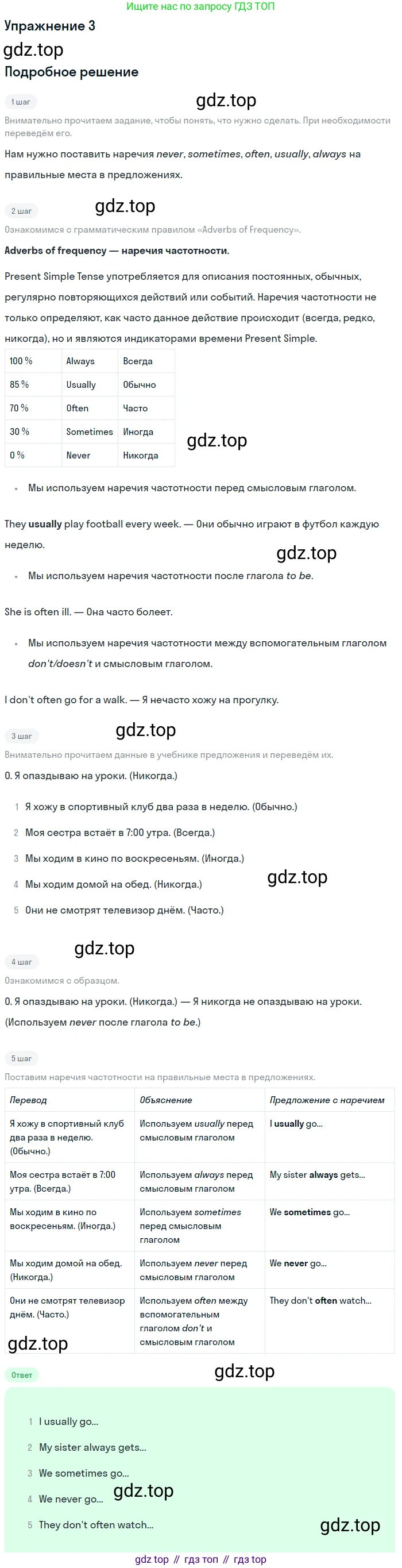 ГДЗ Английский язык (english), 6 класс Рабочая тетрадь (workbook), авторы: Вербицкая Мария Валерьевна (Verbitskaya Maria), Гаярделли Мариса (Gaiardelli Marisa ), Редли Пауль (Radley Paul), Миндрул Ольга Сергеевна (Mindrul Olga), издательство Просвещение, Москва, красного цвета, страница 126, номер 3, Решение